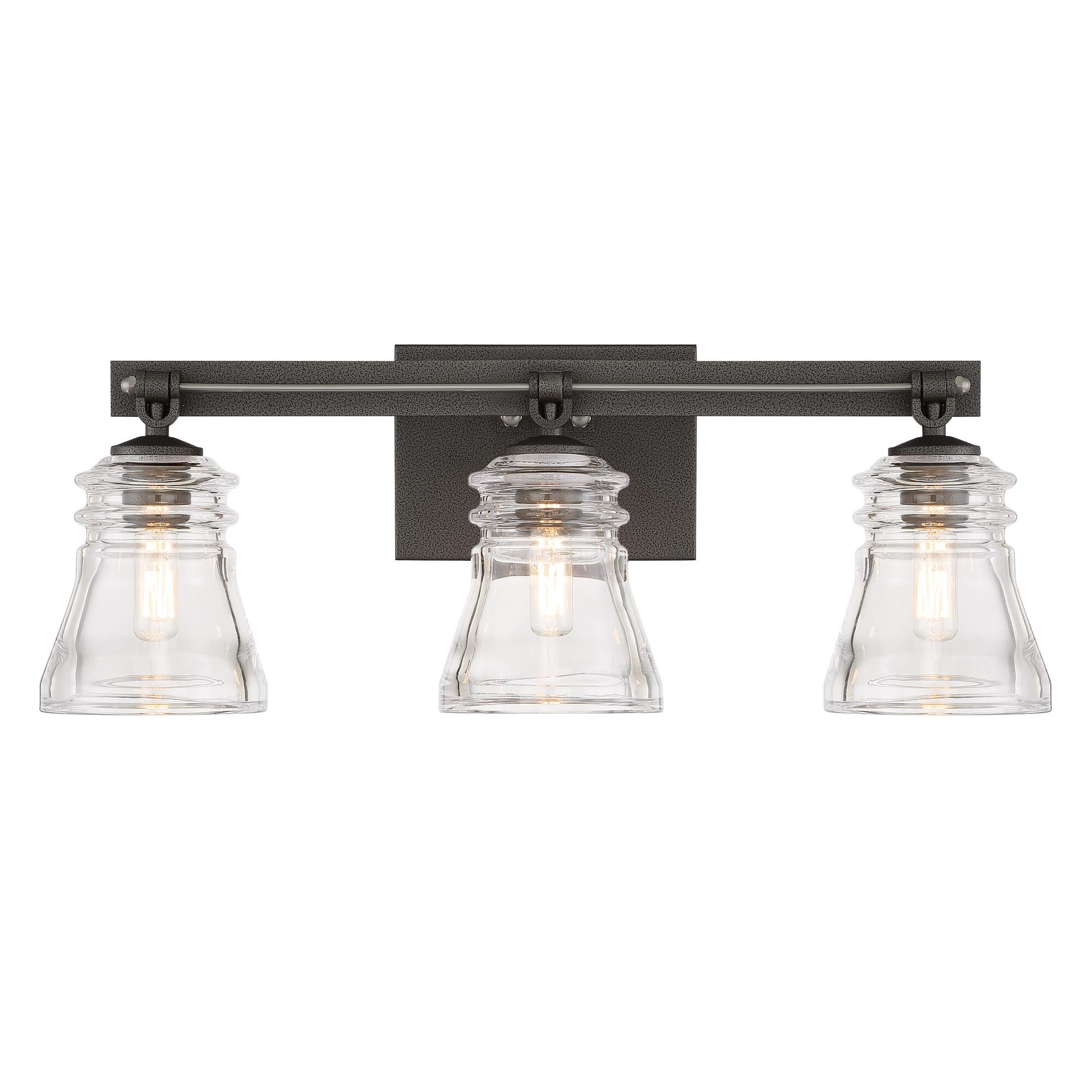 Shown in Smoked Iron and Brushed Nickel  finish