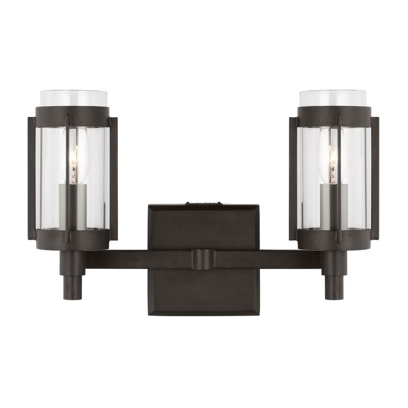 Lauren Ralph Lauren Flynn 13 Inch 2 Light Bath Vanity Light by Visual Comfort Studio