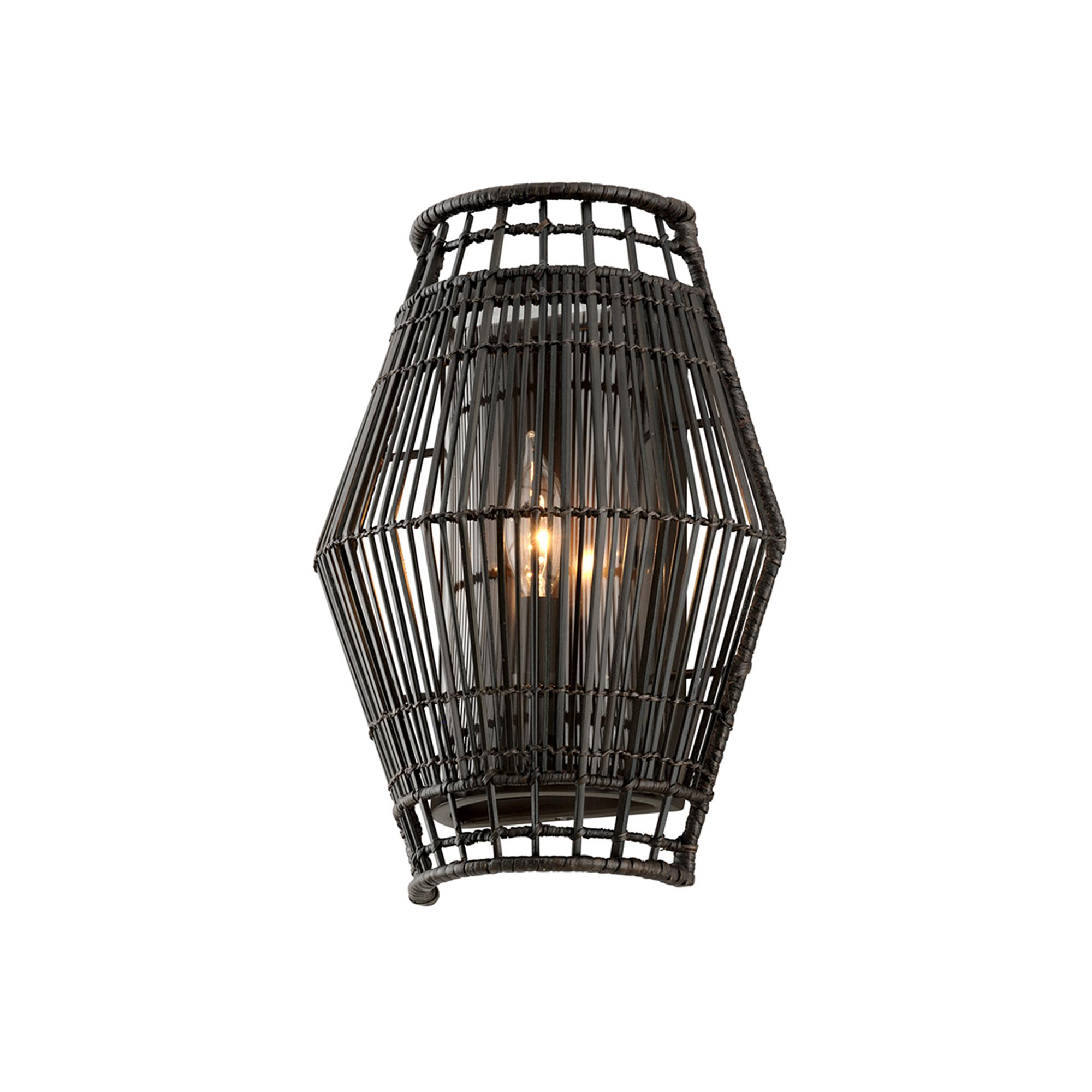 Shown in Dark Espresso finish and Clear glass