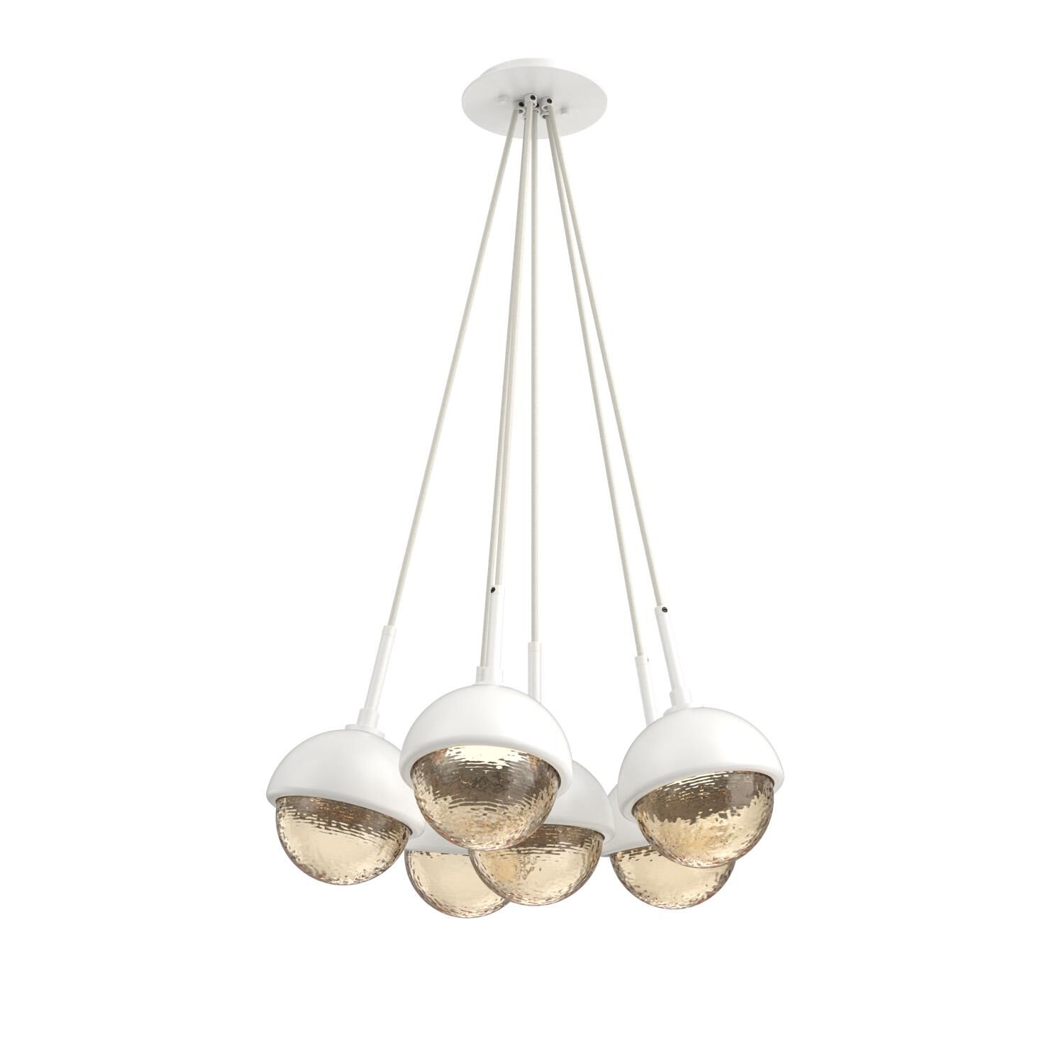 Levi Wilson Cabochon 19 Inch Multi Pendant Light by Hammerton Studio