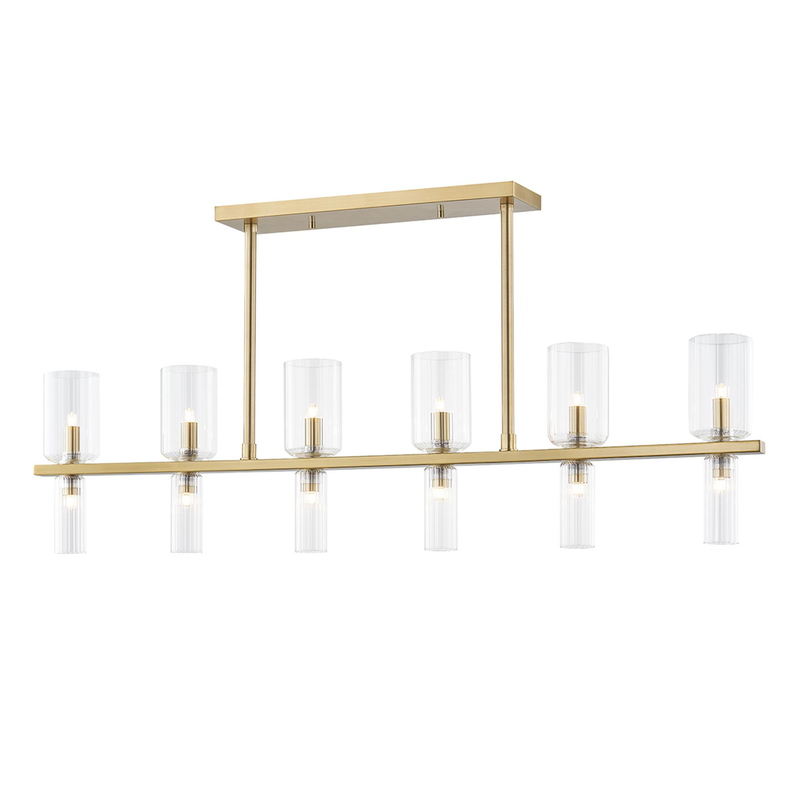 Tabitha Small Linear Chandelier by Mitzi
