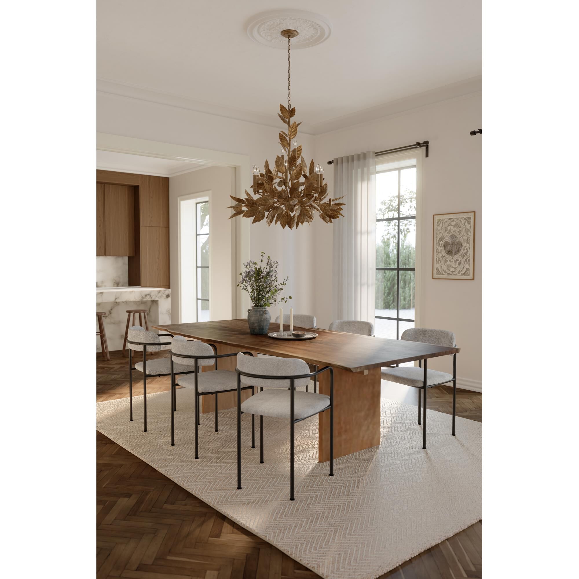 Seraphine 40 Inch Chandelier by Metropolitan Lighting