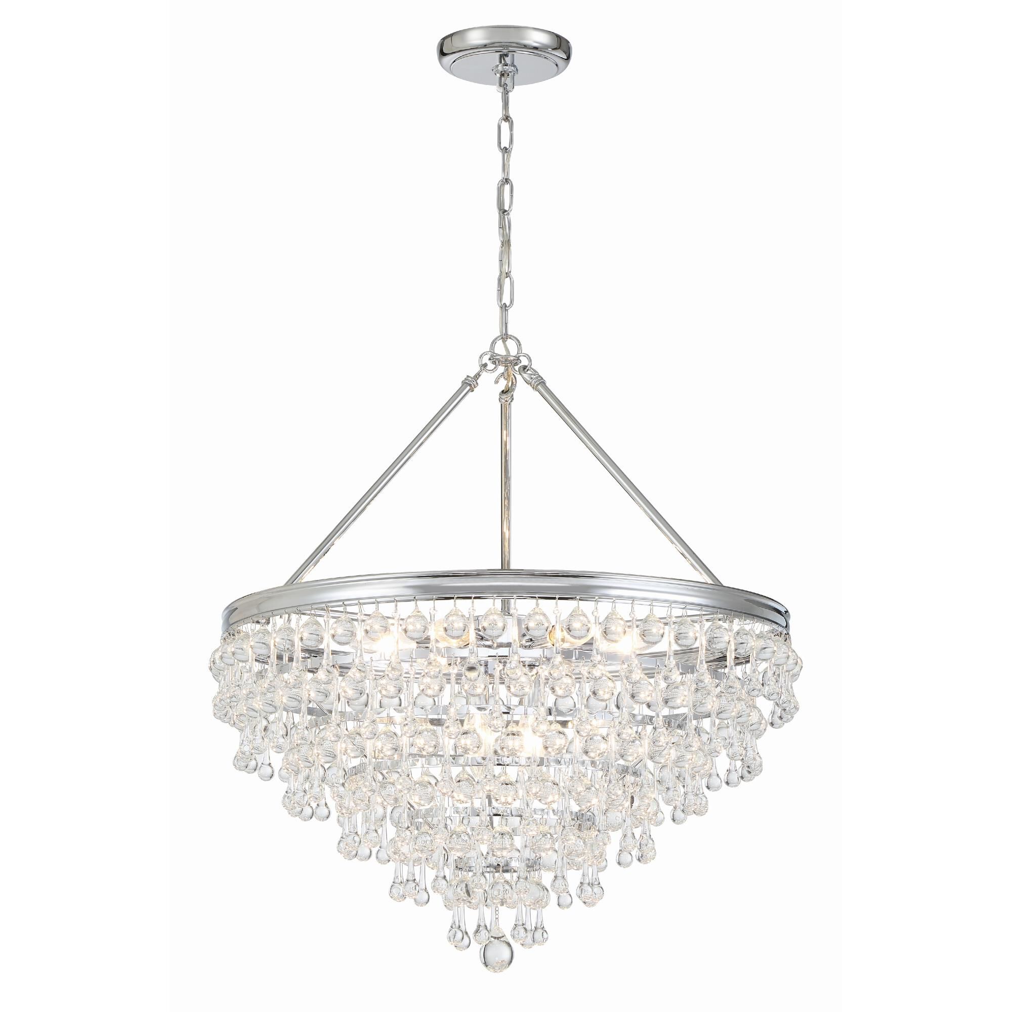 Calypso 25 Inch 8 Light Chandelier by Crystorama