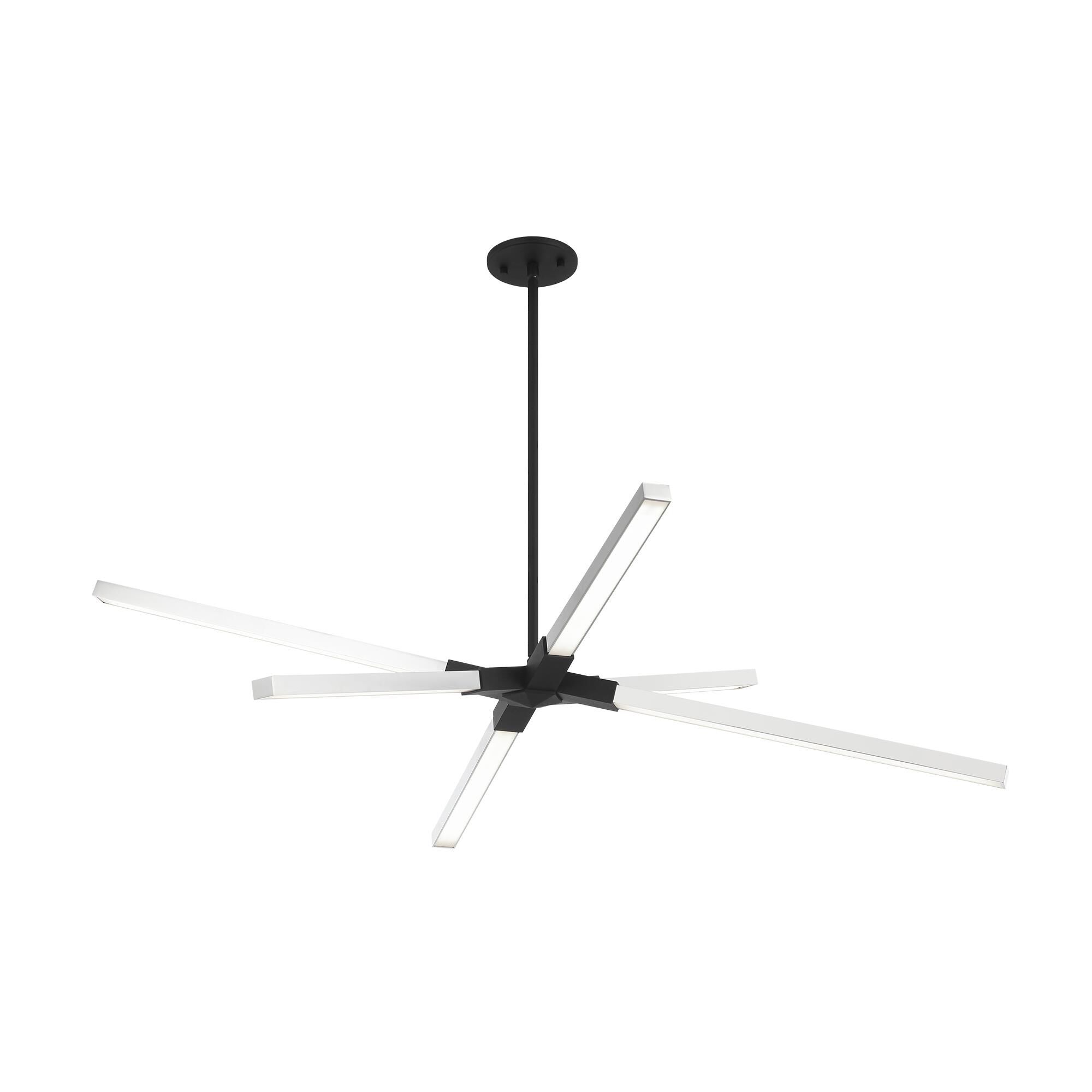 Asterisk 40 Inch 6 Light Linear Suspension Light by Matteo Lighting