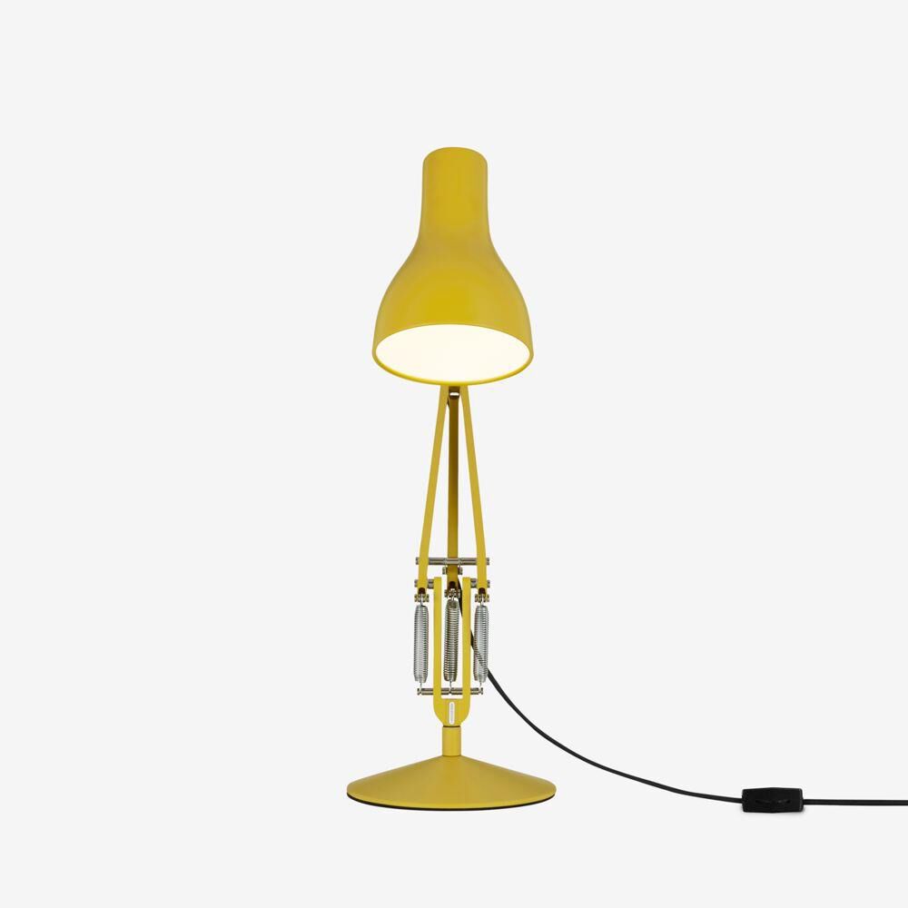 Shown in Yellow Ochre finish and Aluminum shade