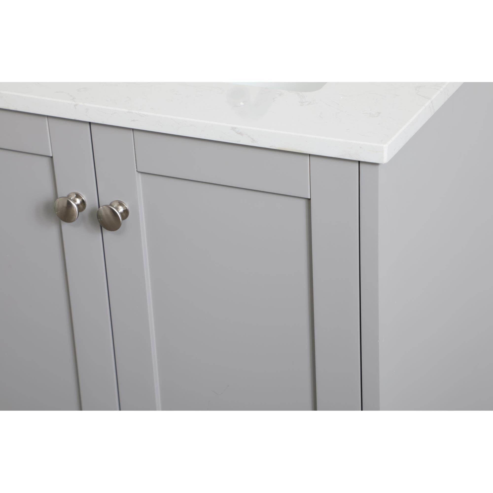 Shown in Grey finish