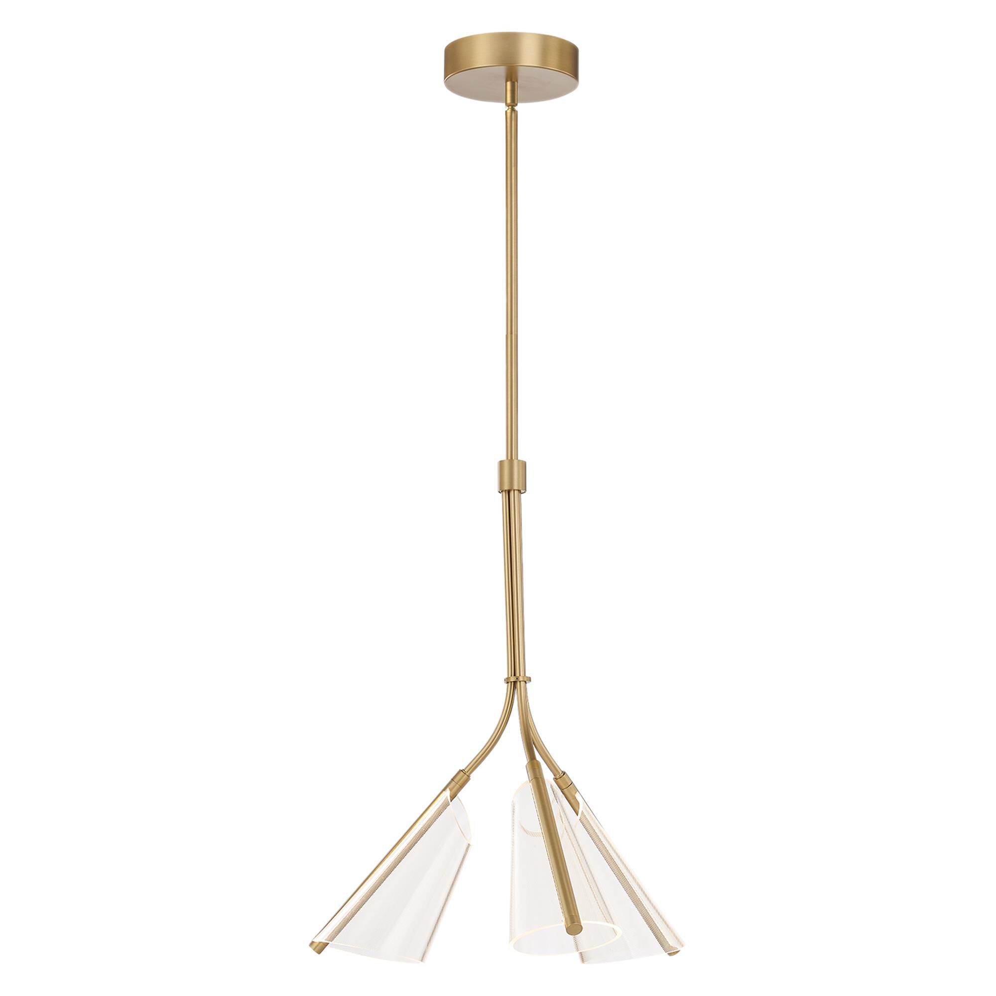 Shown in Brushed Gold finish
