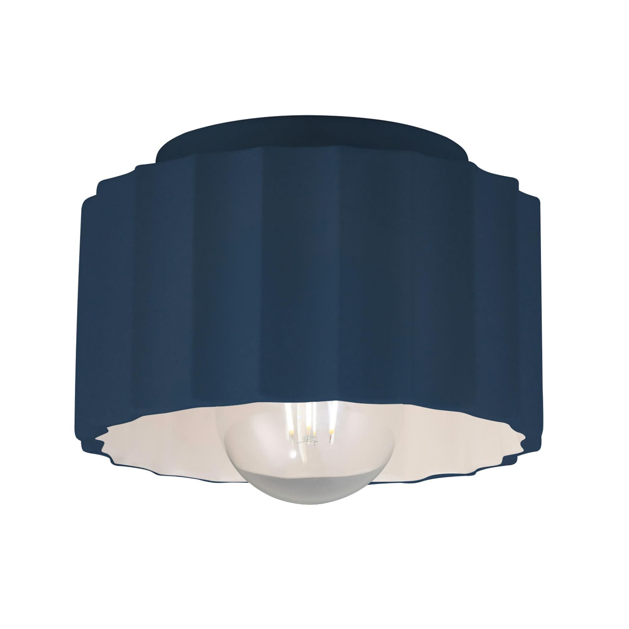 Radiance 8 Inch 1 Light Flush Mount by Justice Design Group