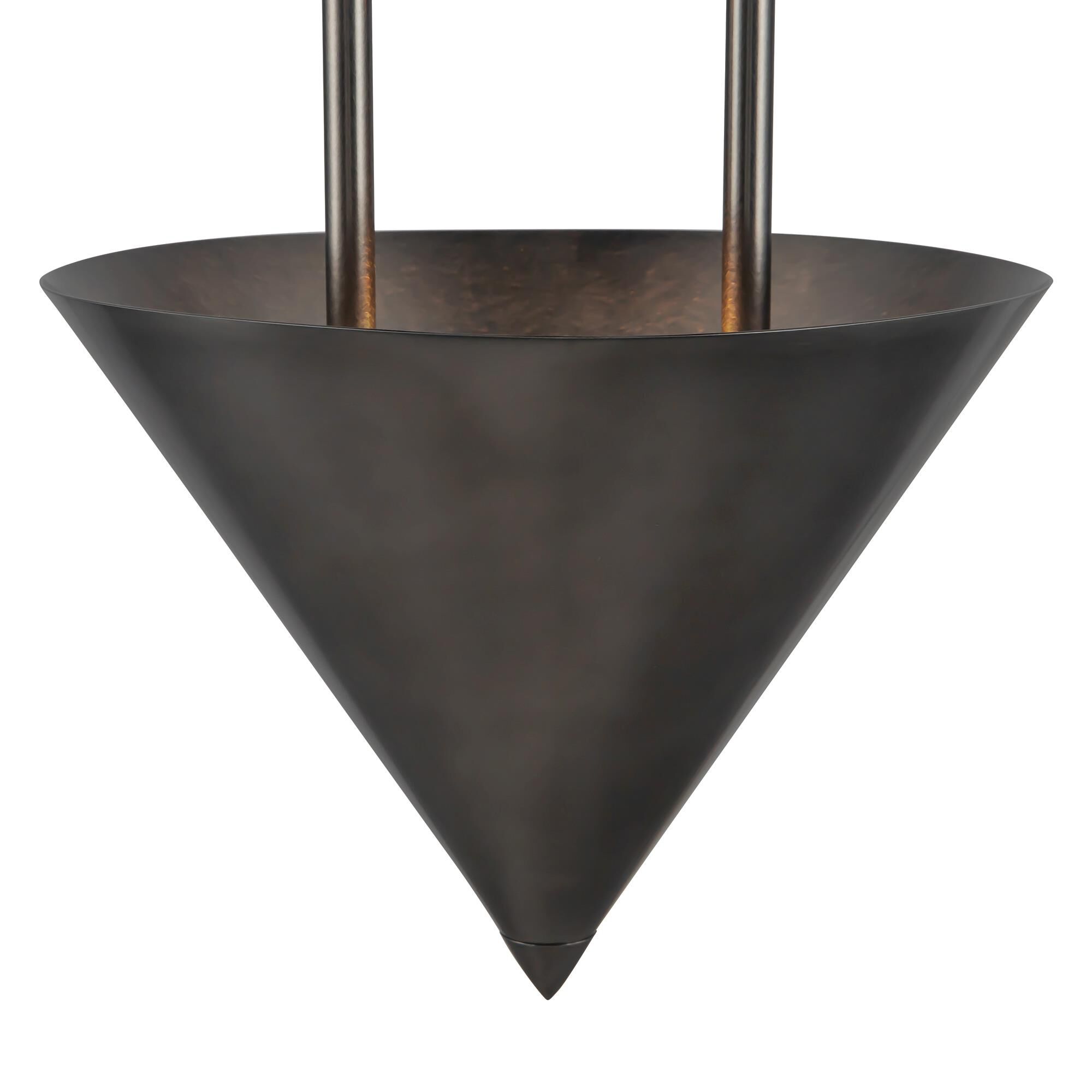 Shown in Aged Steel finish and Steel shade