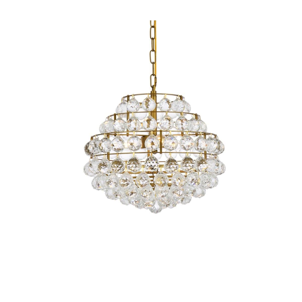 Savannah 16 Inch Large Pendant by Elegant Lighting