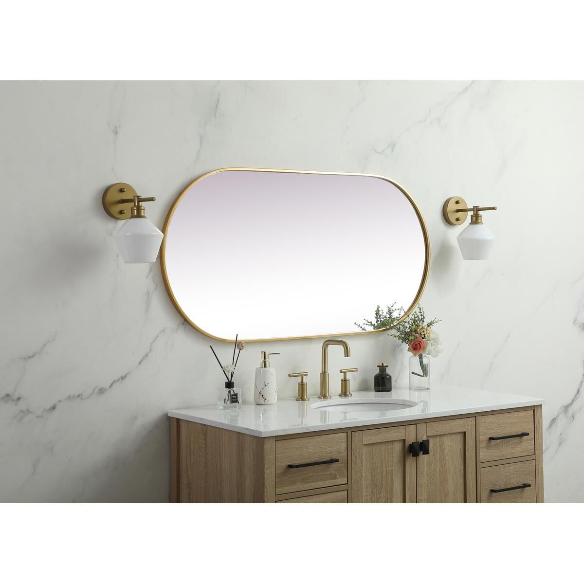 Shown in Brass finish