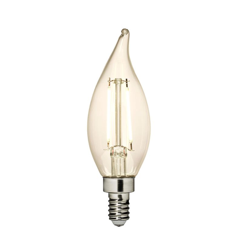 Dimmable 2.5 Watt 2700K Candle Shaped LED Light Bulb by Visual Comfort Studio Collection