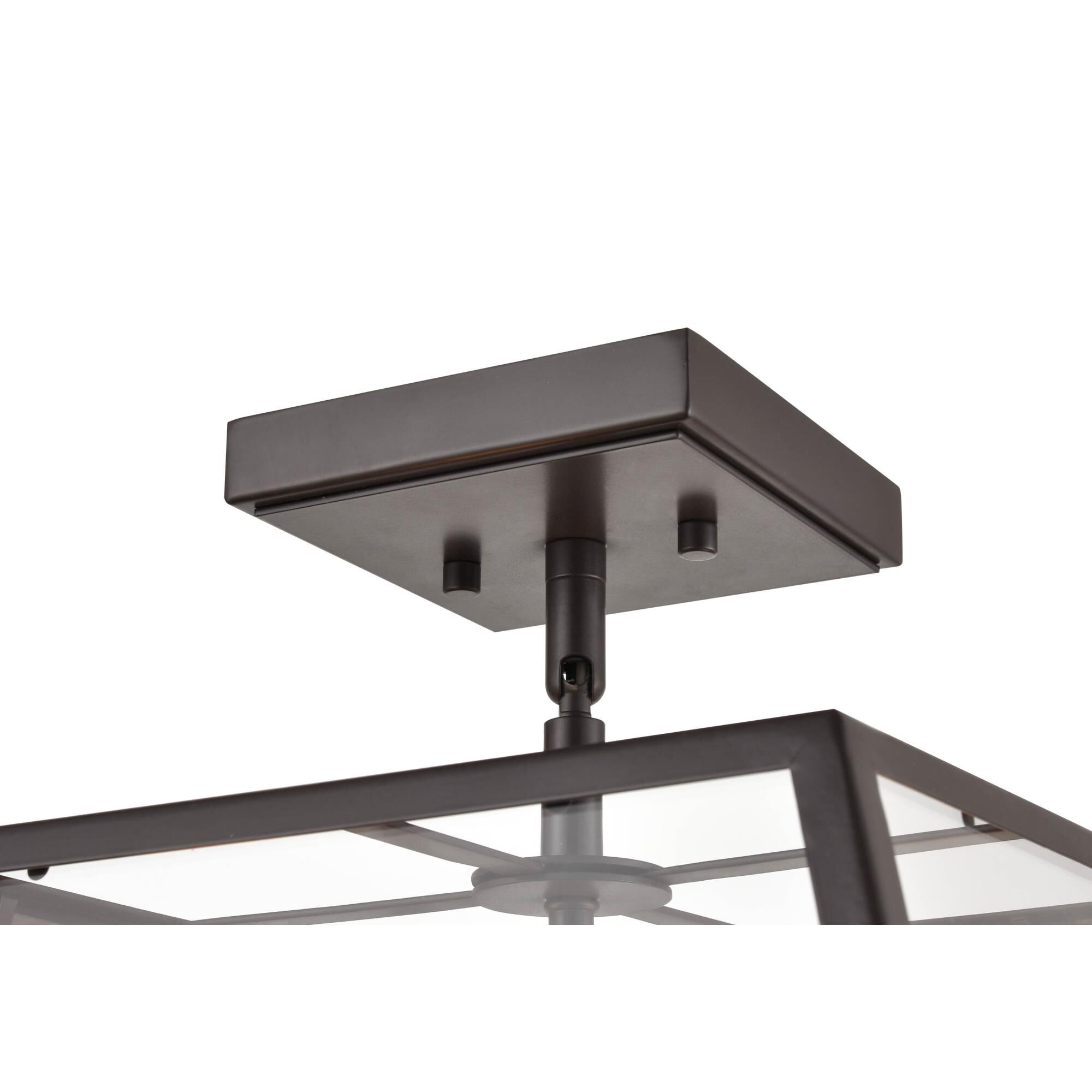 Shown in Powder Coat Bronze finish and Clear glass