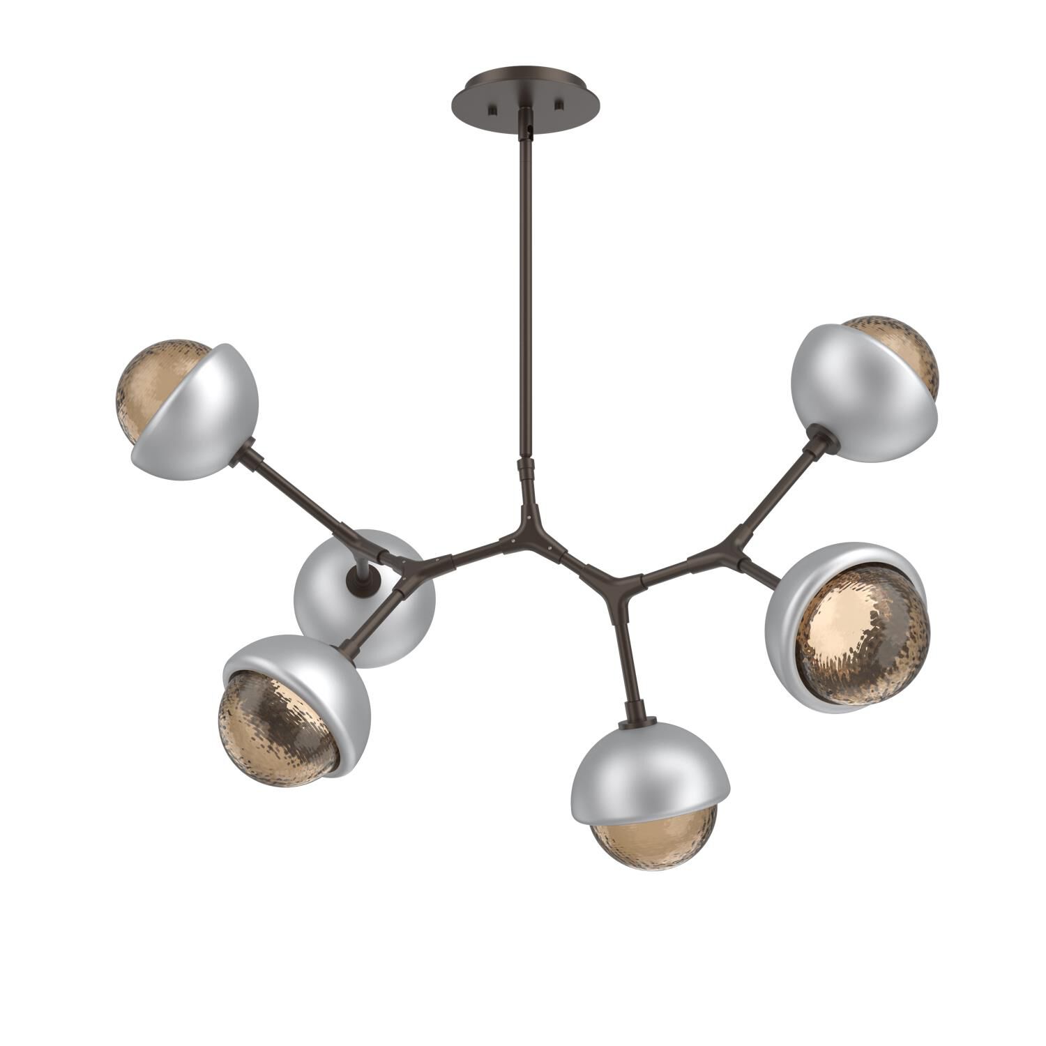 Levi Wilson Cabochon 31 Inch Linear Suspension Light by Hammerton Studio