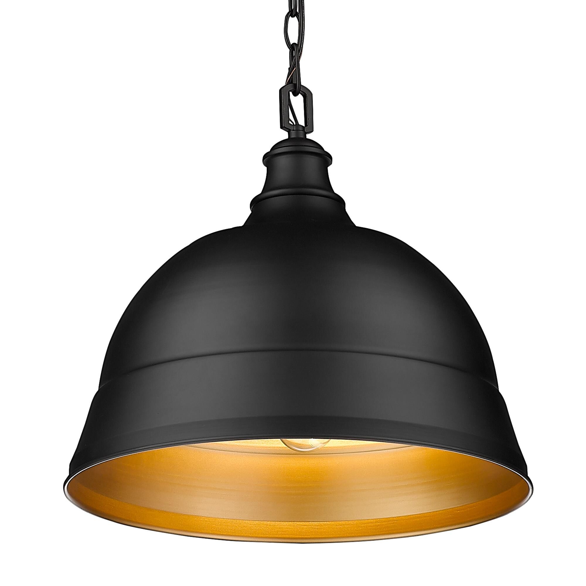 Rebel 15 Inch Large Pendant by Golden Lighting