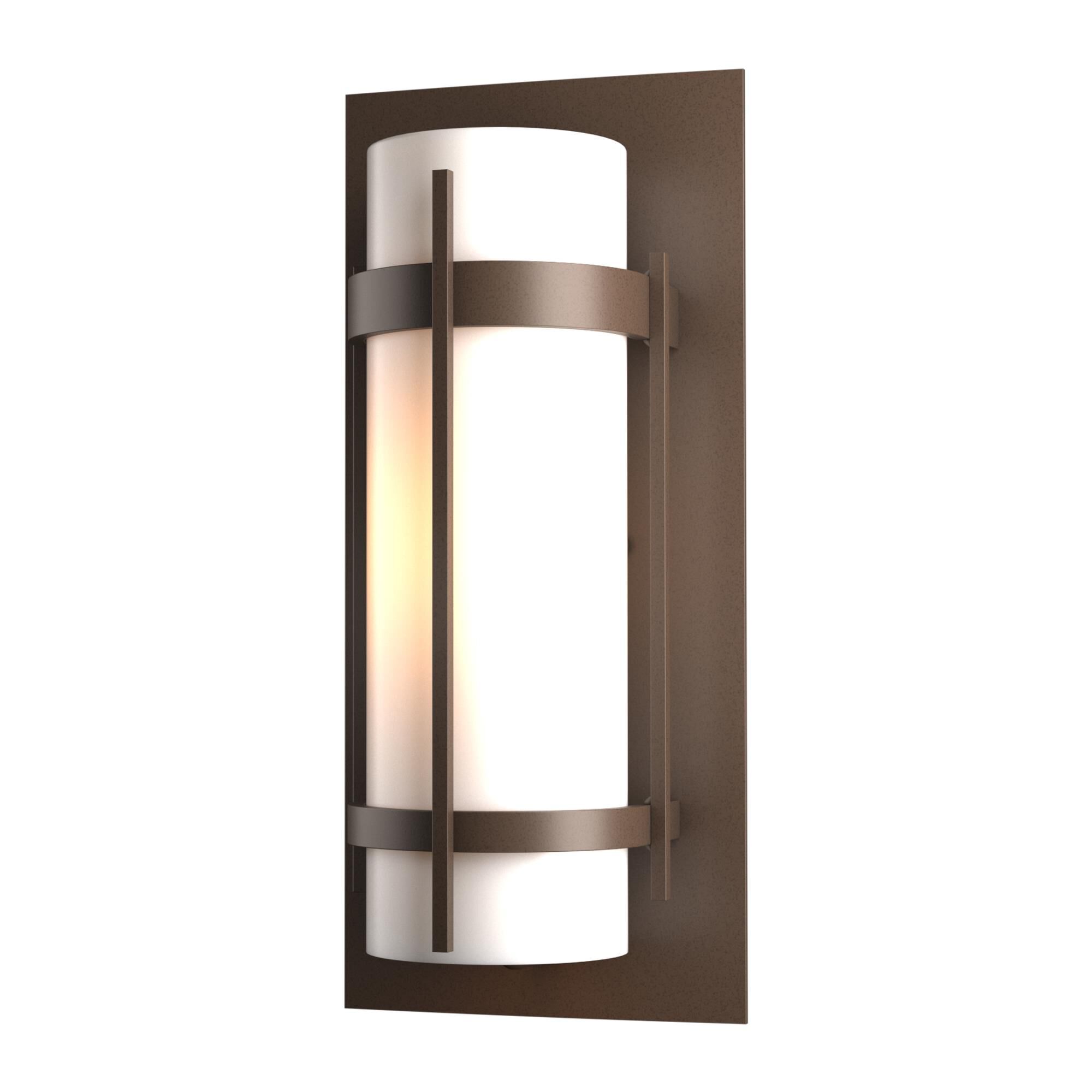 Hubbardton Forge Banded 15 Inch Tall Outdoor Wall Light