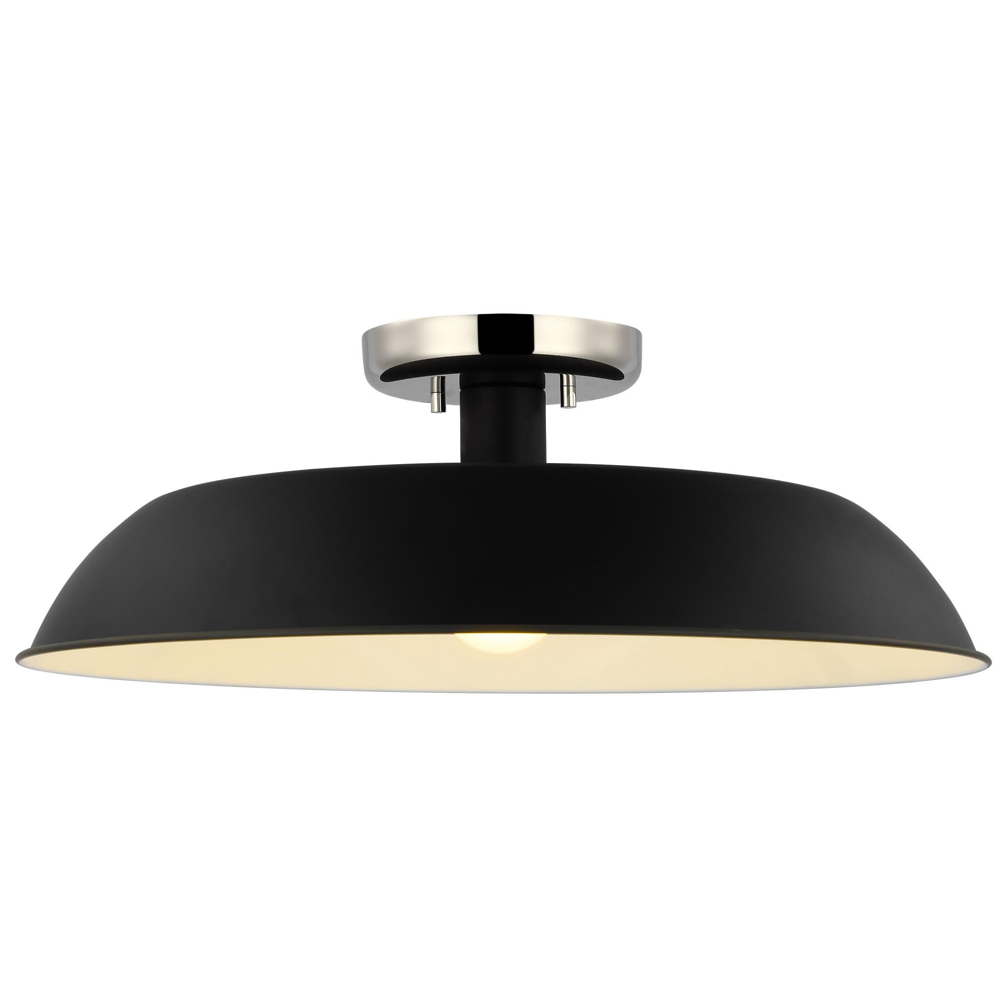 Colony 19 Inch 1 Light Semi Flush Mount by Nuvo Lighting