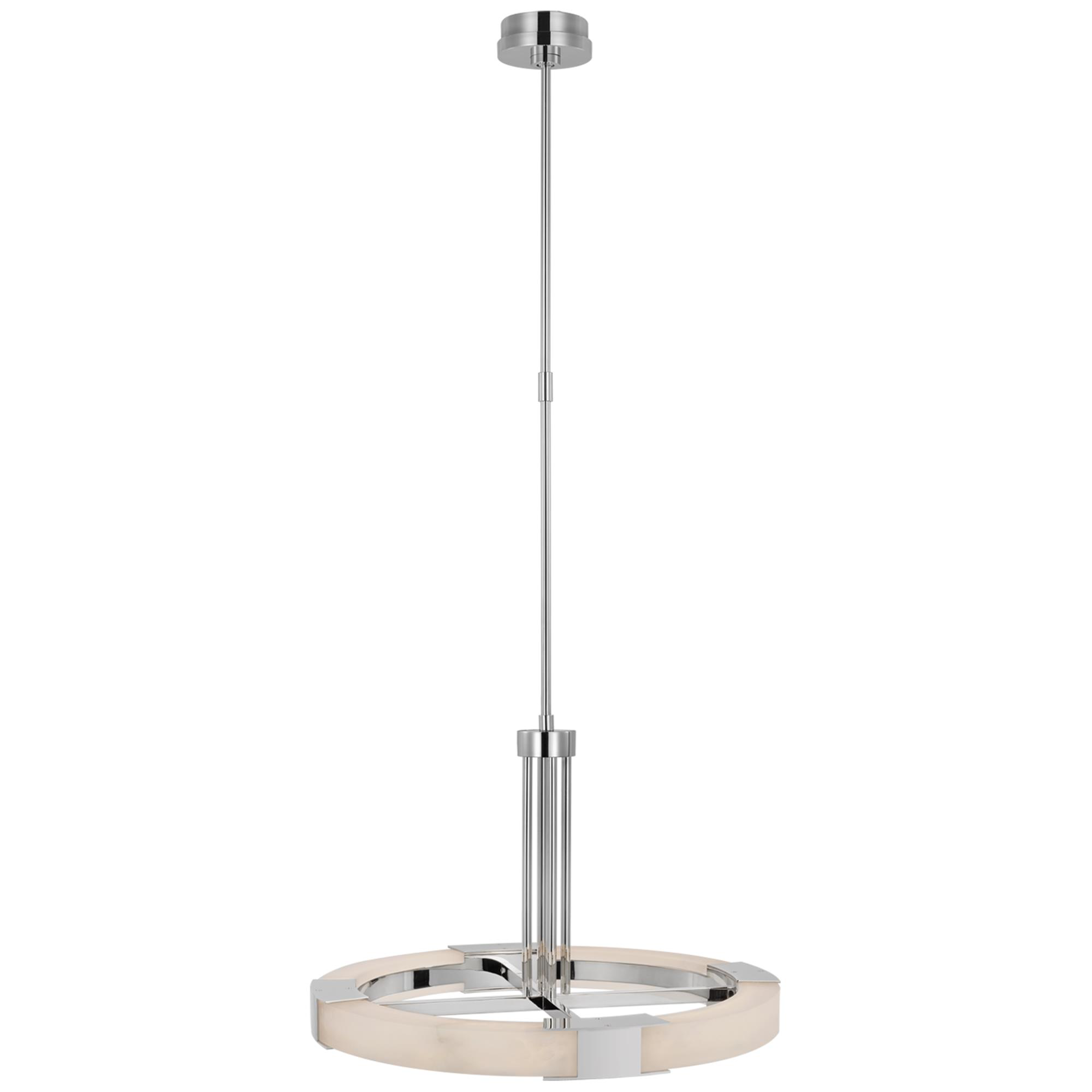 Shown in Polished Nickel and Alabaster finish