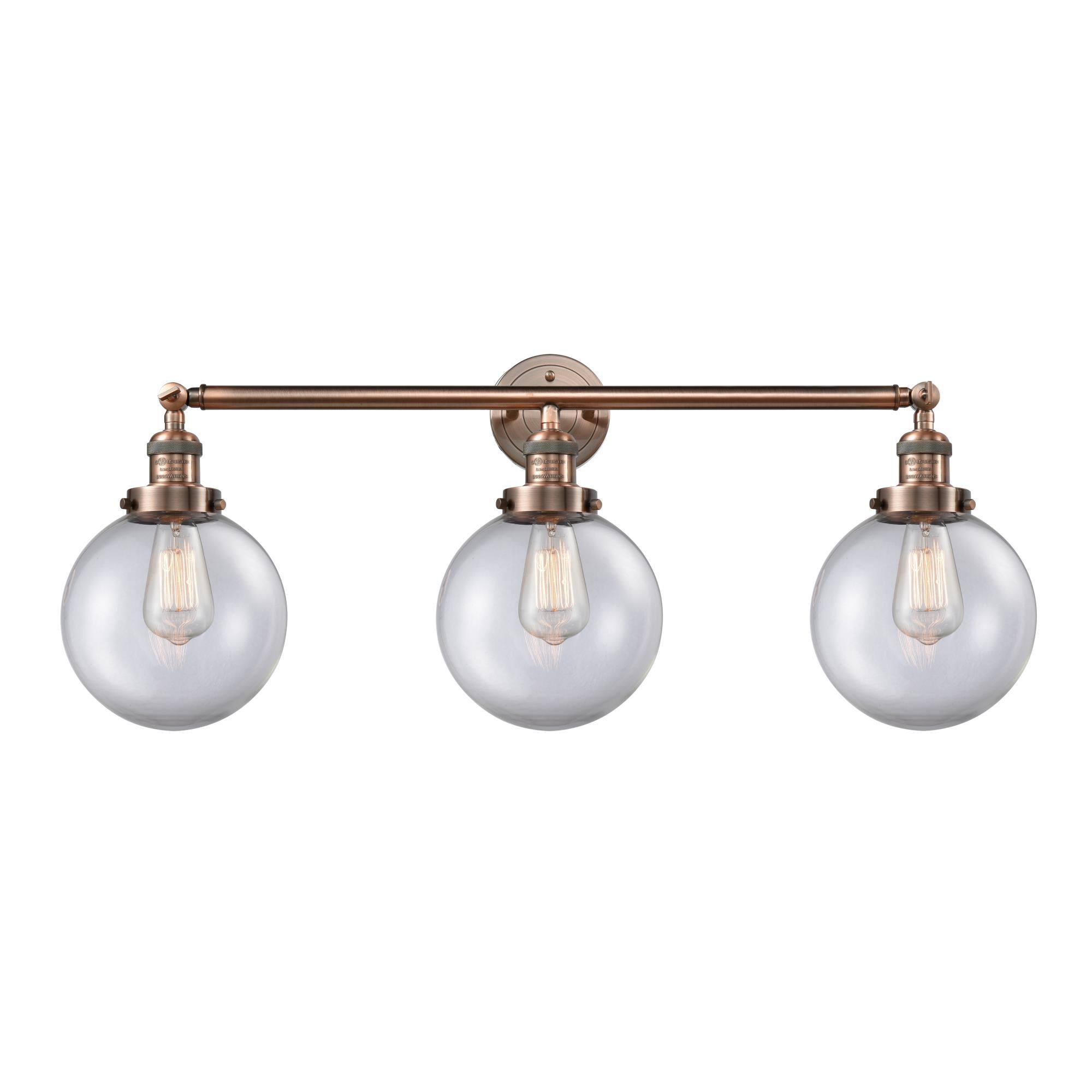 Bruno Marashlian Large Beacon 32 Inch 3 Light Bath Vanity Light by Innovations Lighting