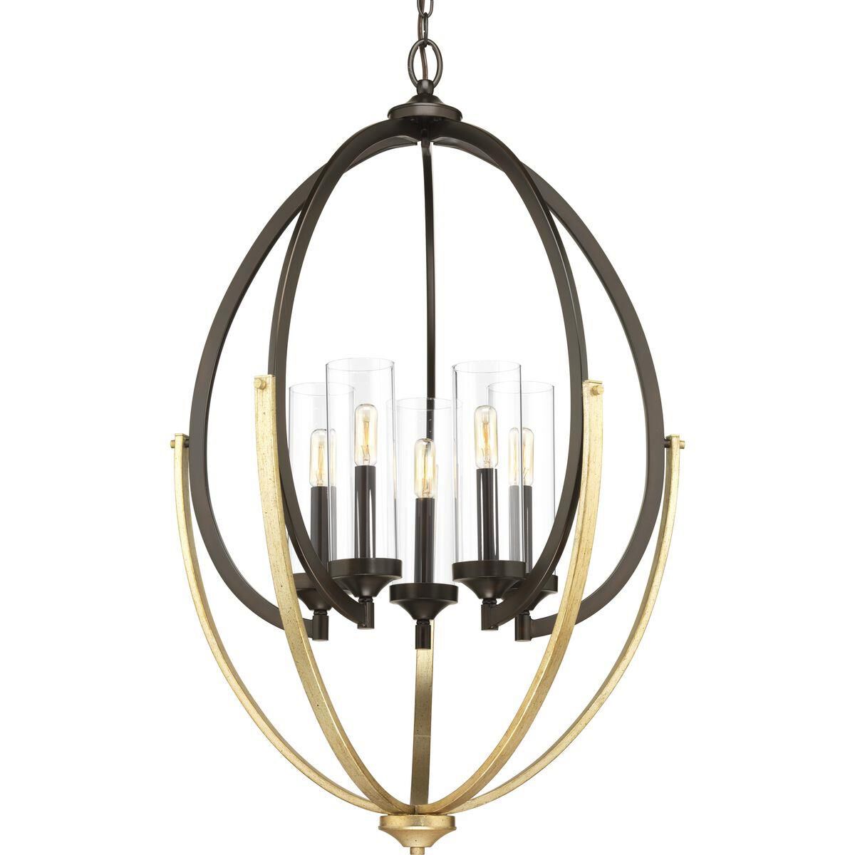 Evoke 24 Inch 5 Light Chandelier by Progress Lighting