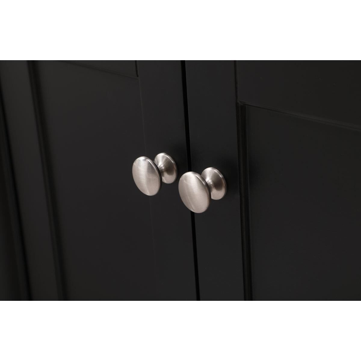 Shown in Black finish