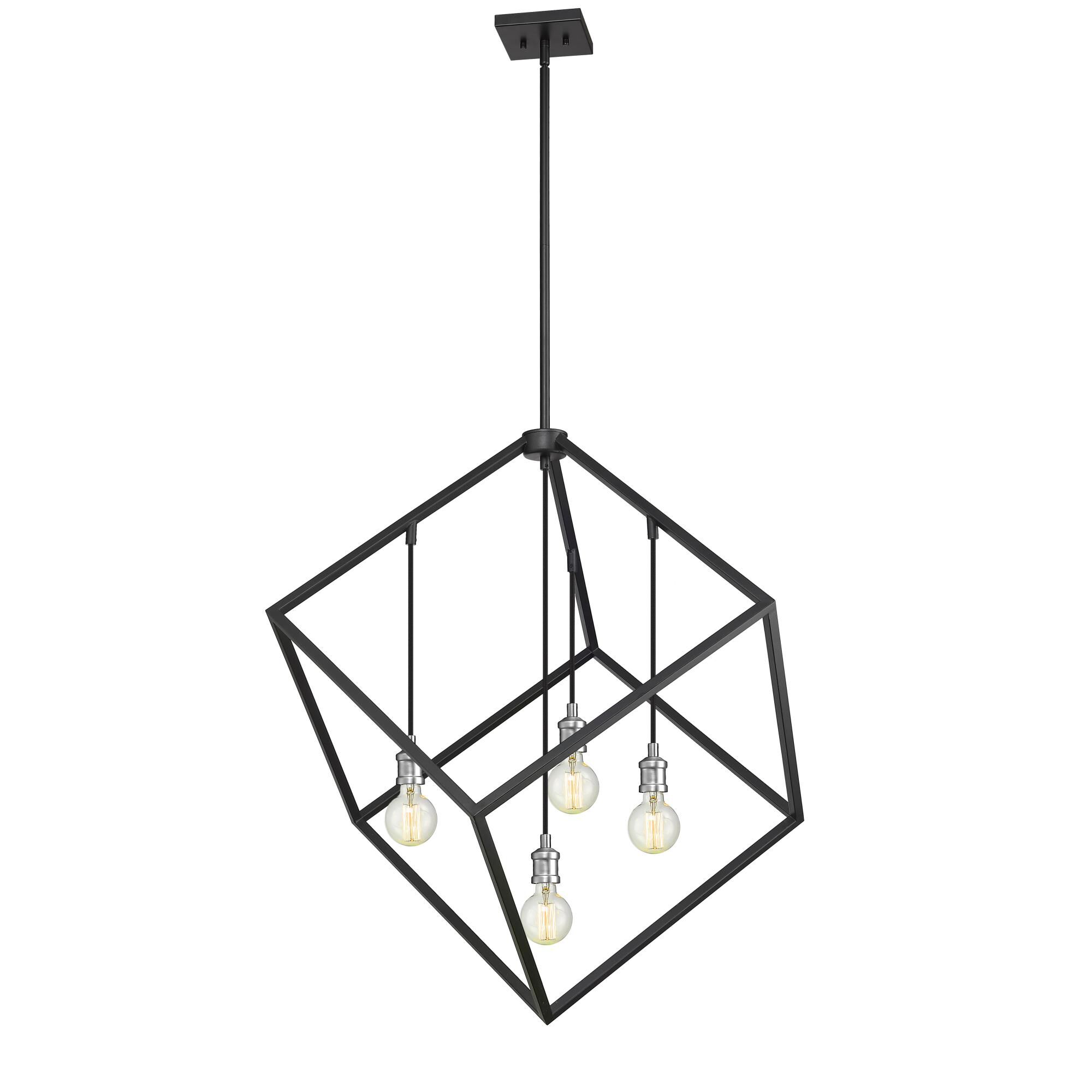 Vertical 34 Inch 4 Light Chandelier by Z-Lite