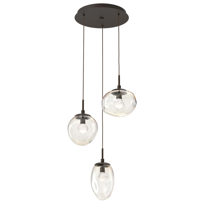 Cosmos 22 Inch 3 Light Multi Light Pendant by Hammerton Studio