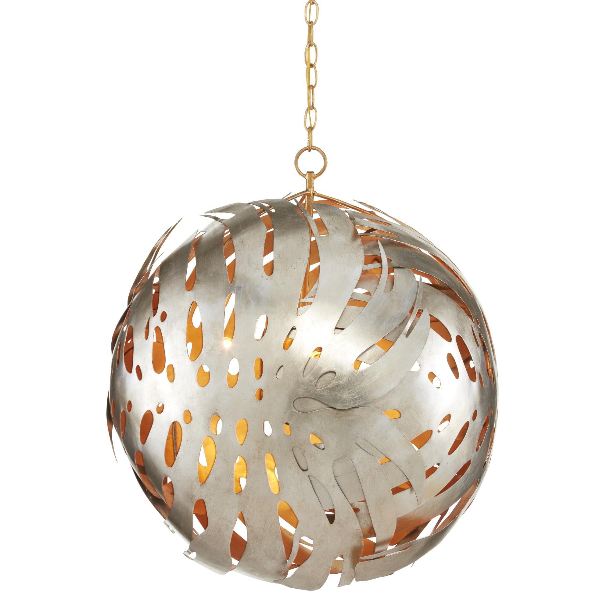 Elder 23 Inch 3 Light Chandelier by Currey and Company