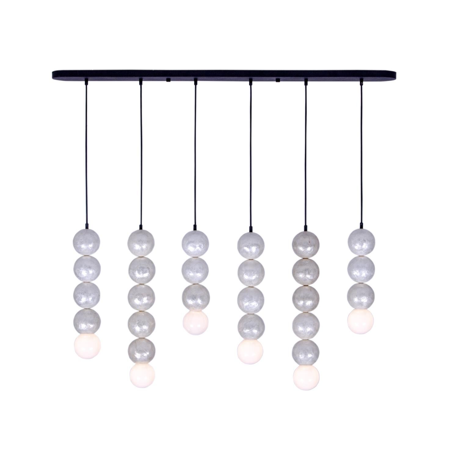 Pearls Linear Suspension Light by Kalco Lighting