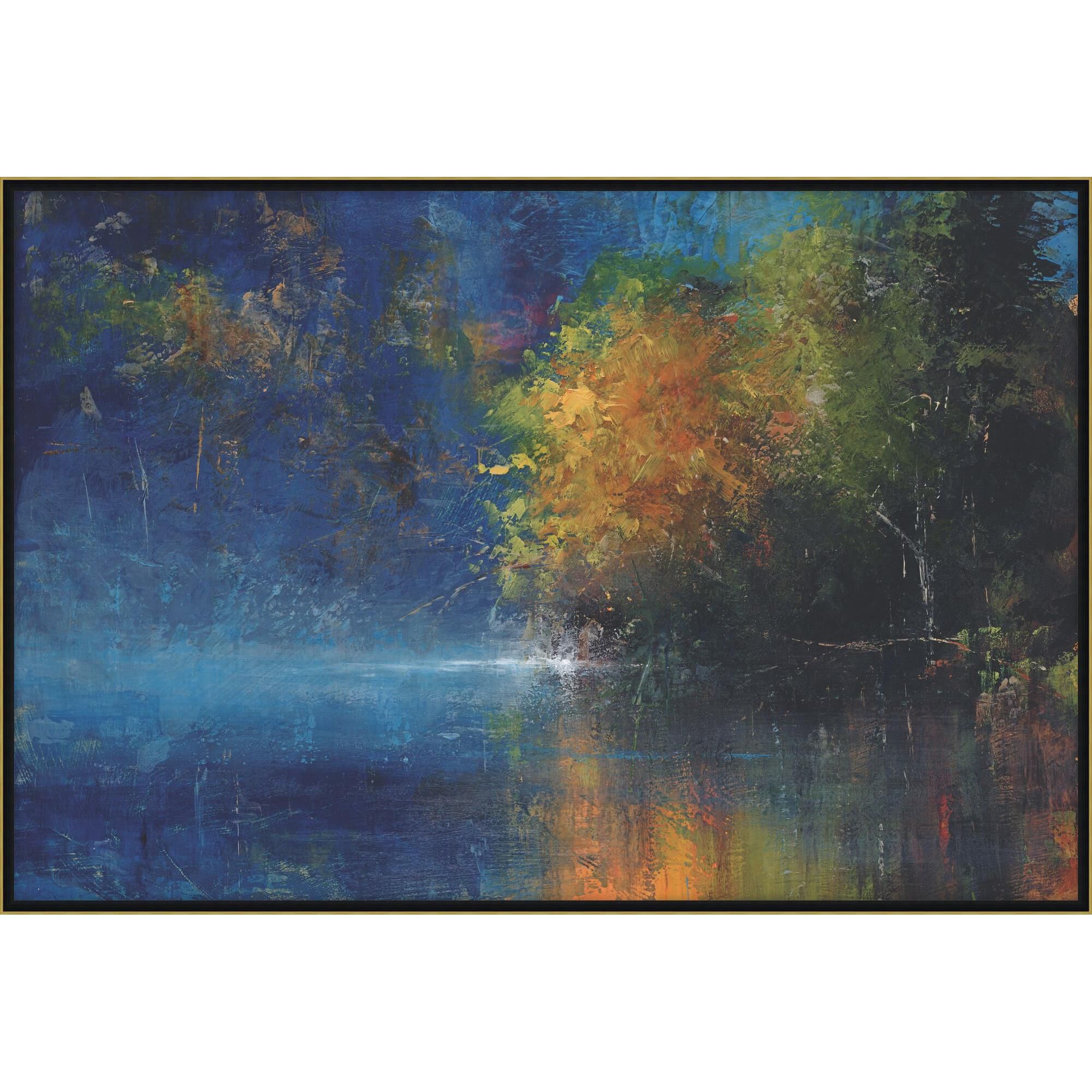 Sapphire Reflections Print by Level57