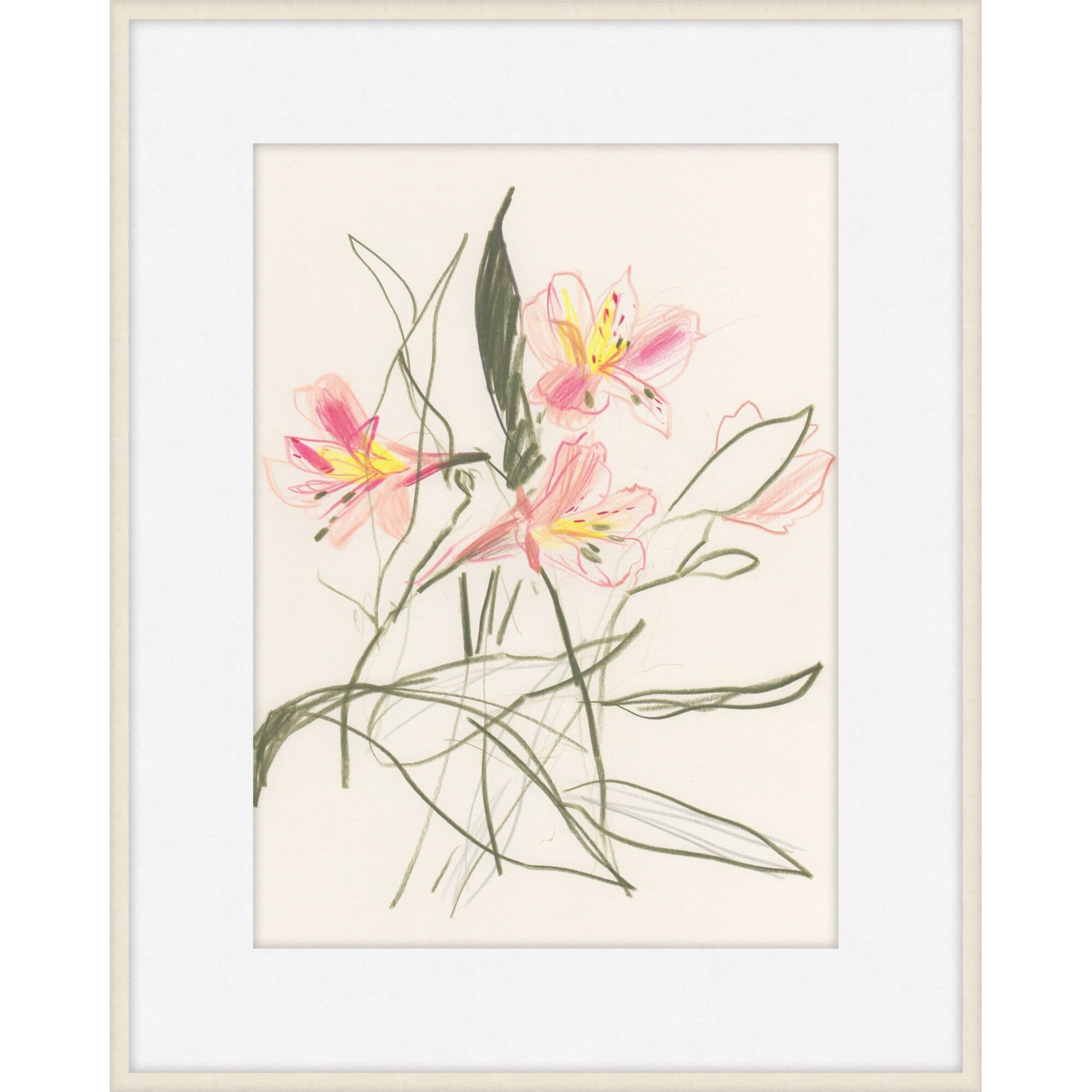 Alstroemeria Print by LEVEL57