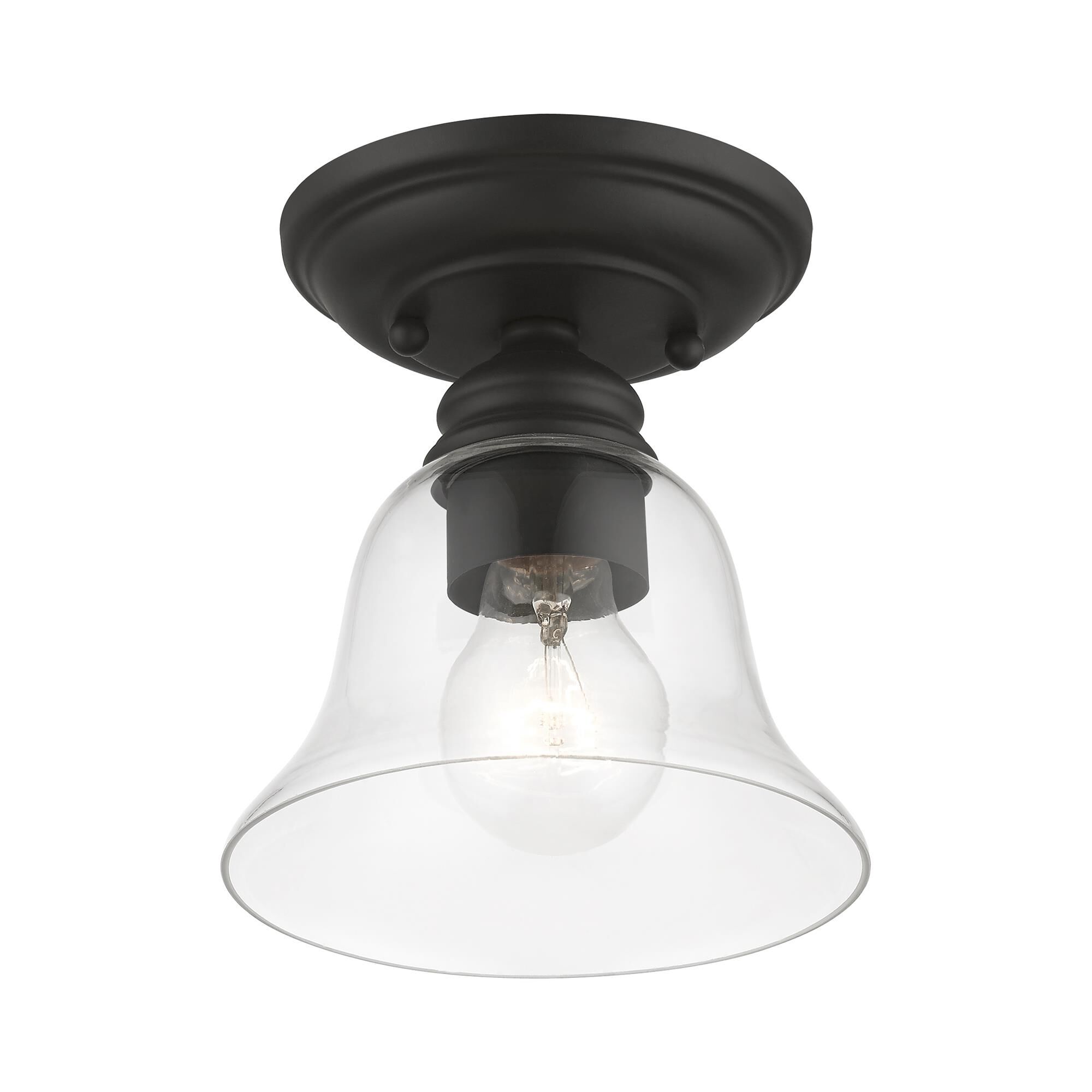 Moreland 6 Inch 1 Light Semi Flush Mount by Livex Lighting