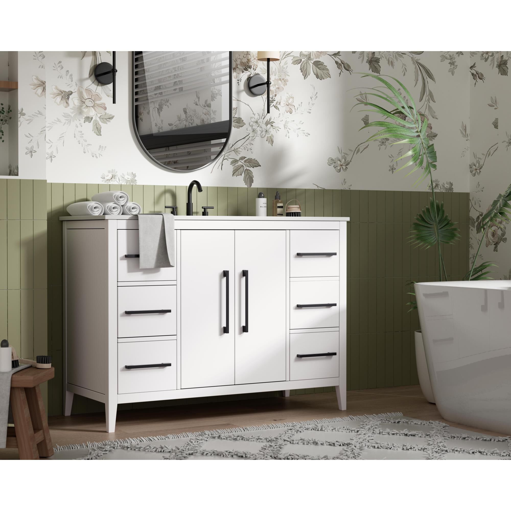 Millie 48 Inch Bath Vanity by Elegant Dcor