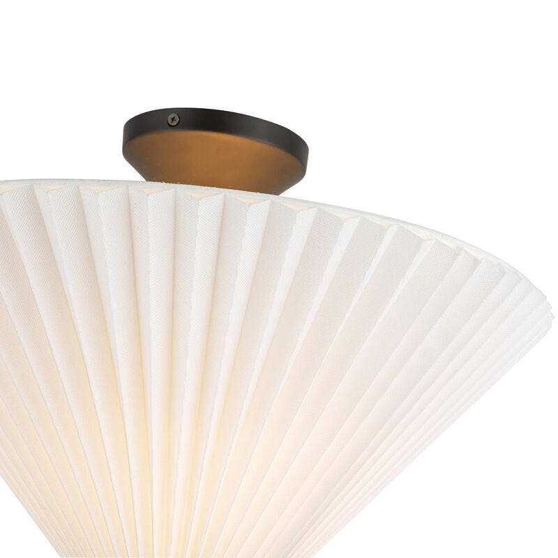 Peyton Fox Bridgette 16 Inch Semi Flush Mount by Alora Mood