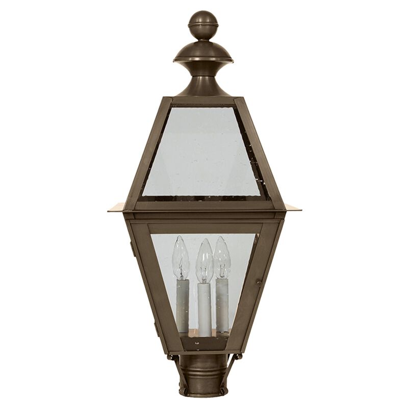 Boston 26 Inch 3 Light Outdoor Post Lamp by Northeast Lantern