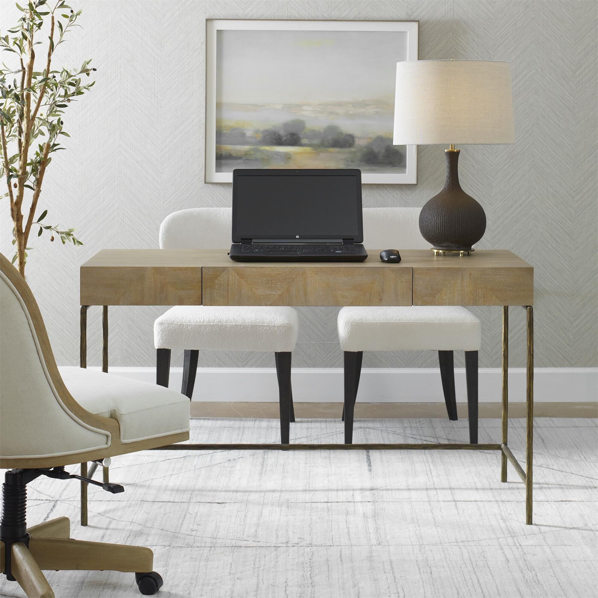 Matthew Williams Aristotle 52 Inch Desk by Uttermost