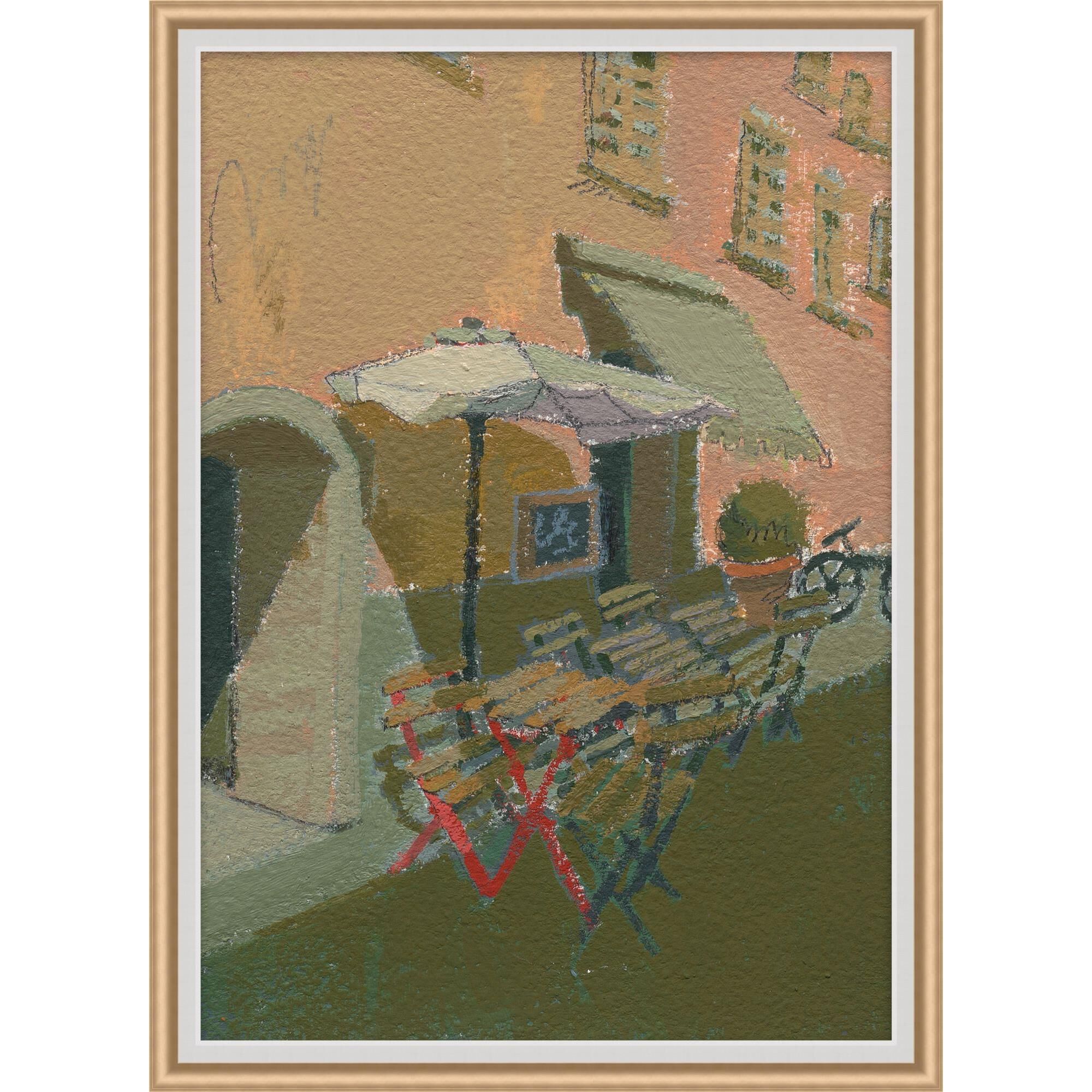 Shown in Brown and Gold finish