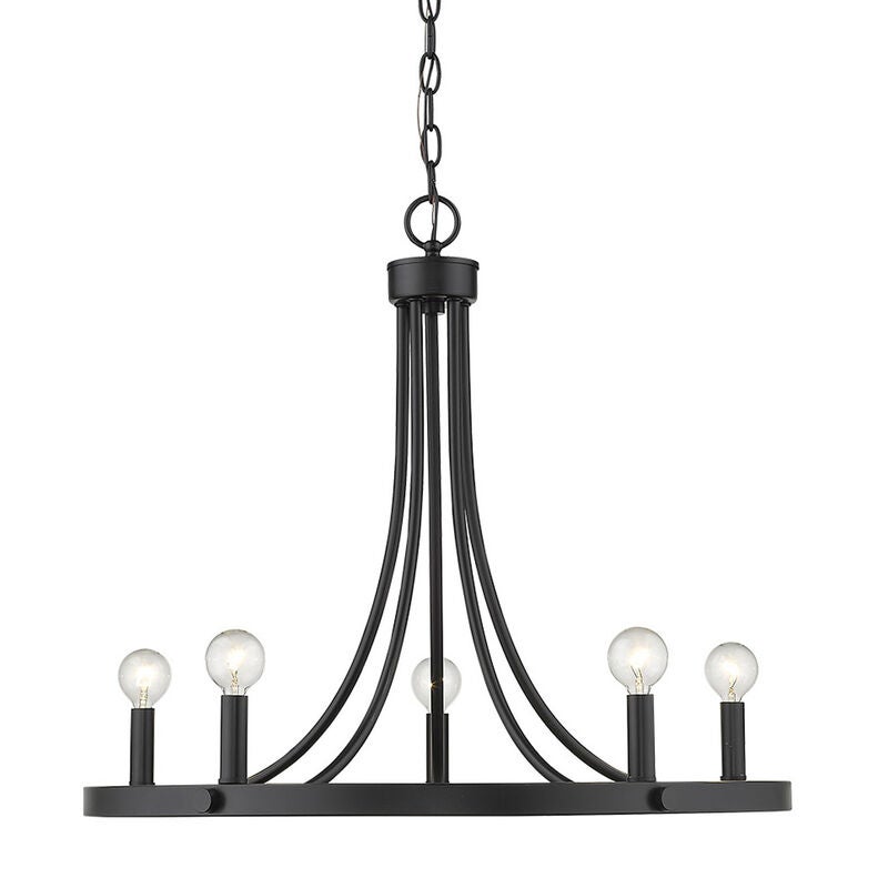 Sawyer 25 Inch 5 Light Chandelier by Acclaim Lighting