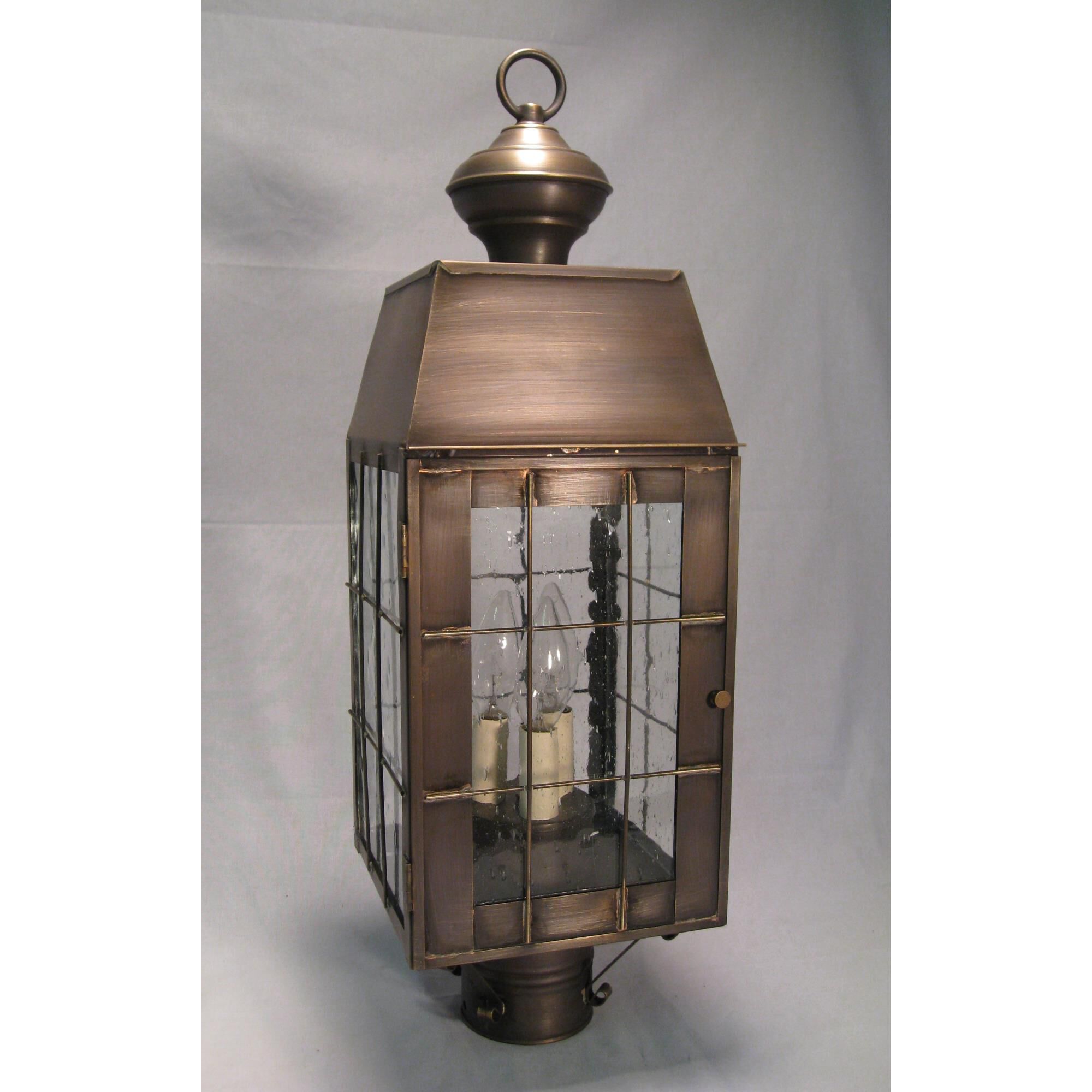 Woodcliffe 22 Inch Tall 3 Light Outdoor Post Lamp by Northeast Lantern