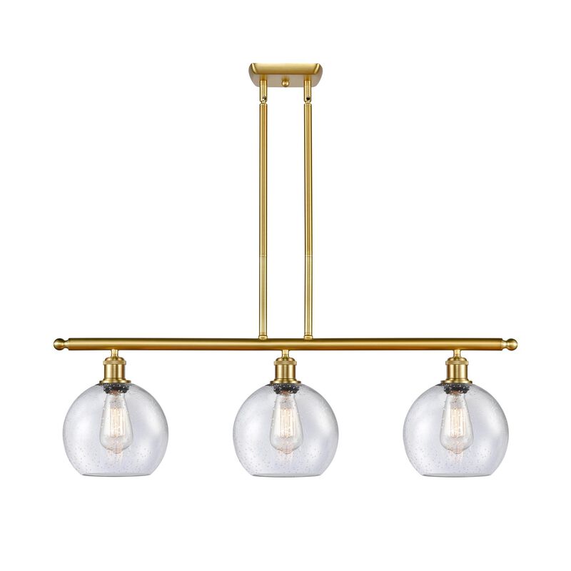 Bruno Marashlian Athens 36 Inch 3 Light Linear Suspension Light by Innovations Lighting