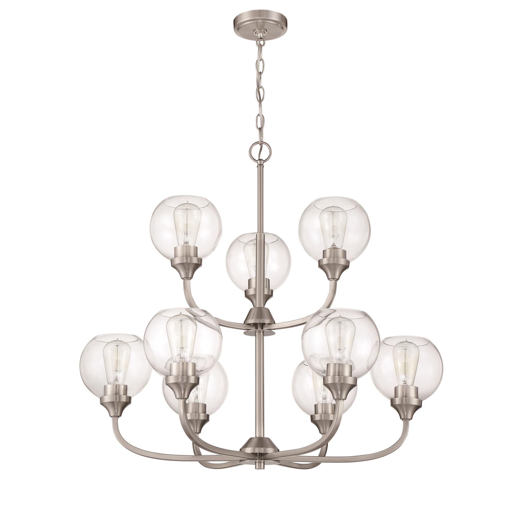 Shown in Brushed Polished Nickel finish