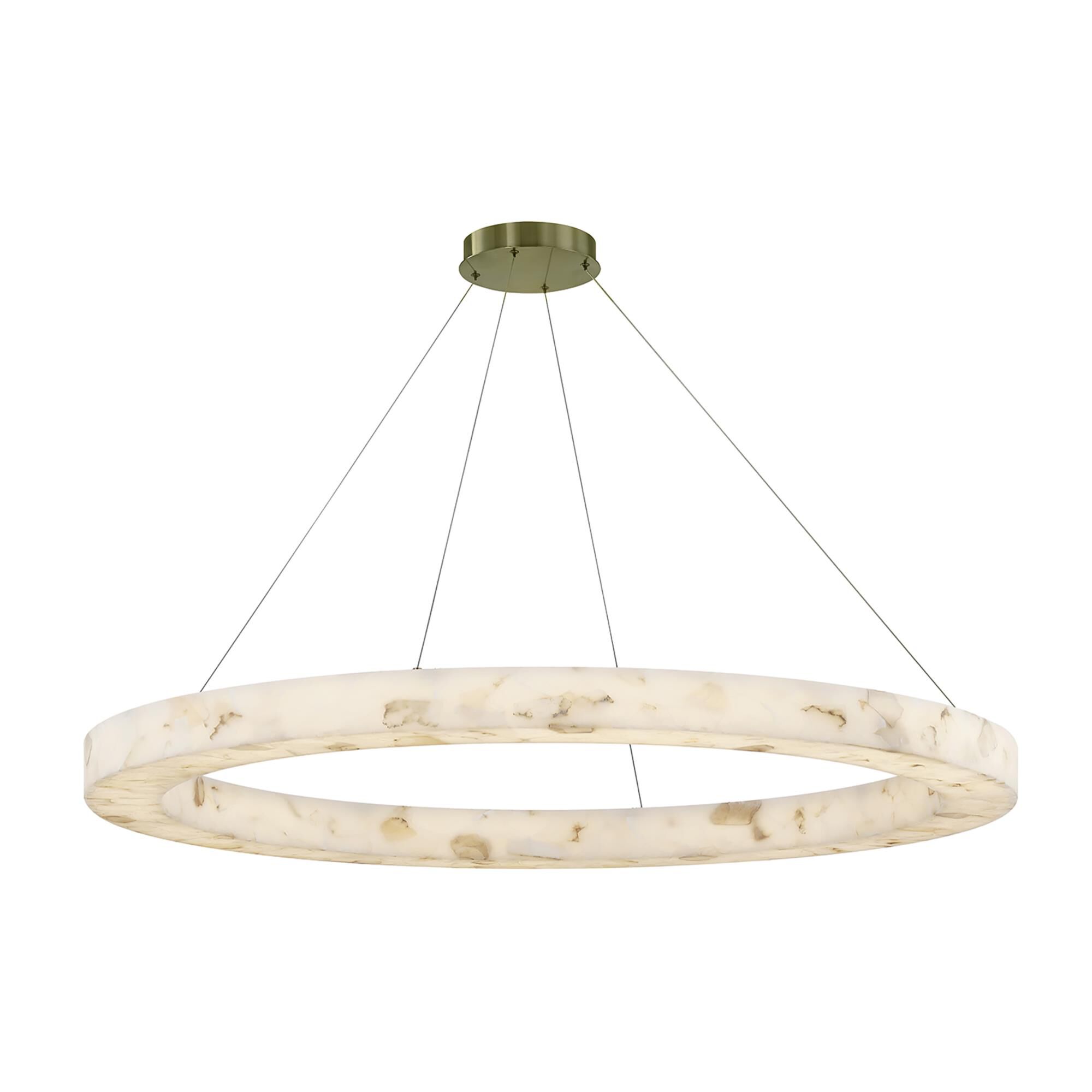 Alabaster Rocks! Collection - Medley Family Chandelier by Justice Design Group