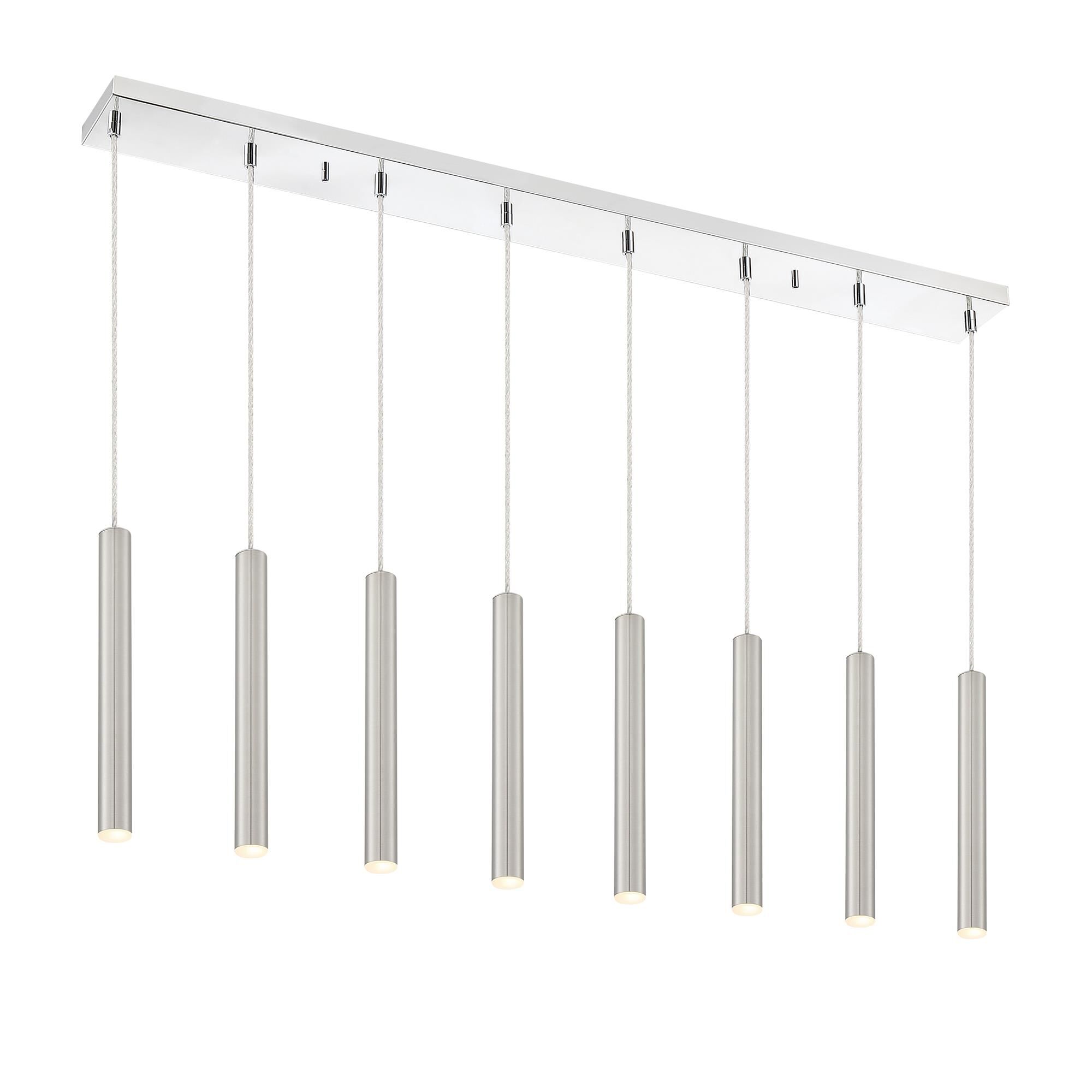 Forest 44 Inch 8 Light LED Linear Suspension Light by Z-Lite