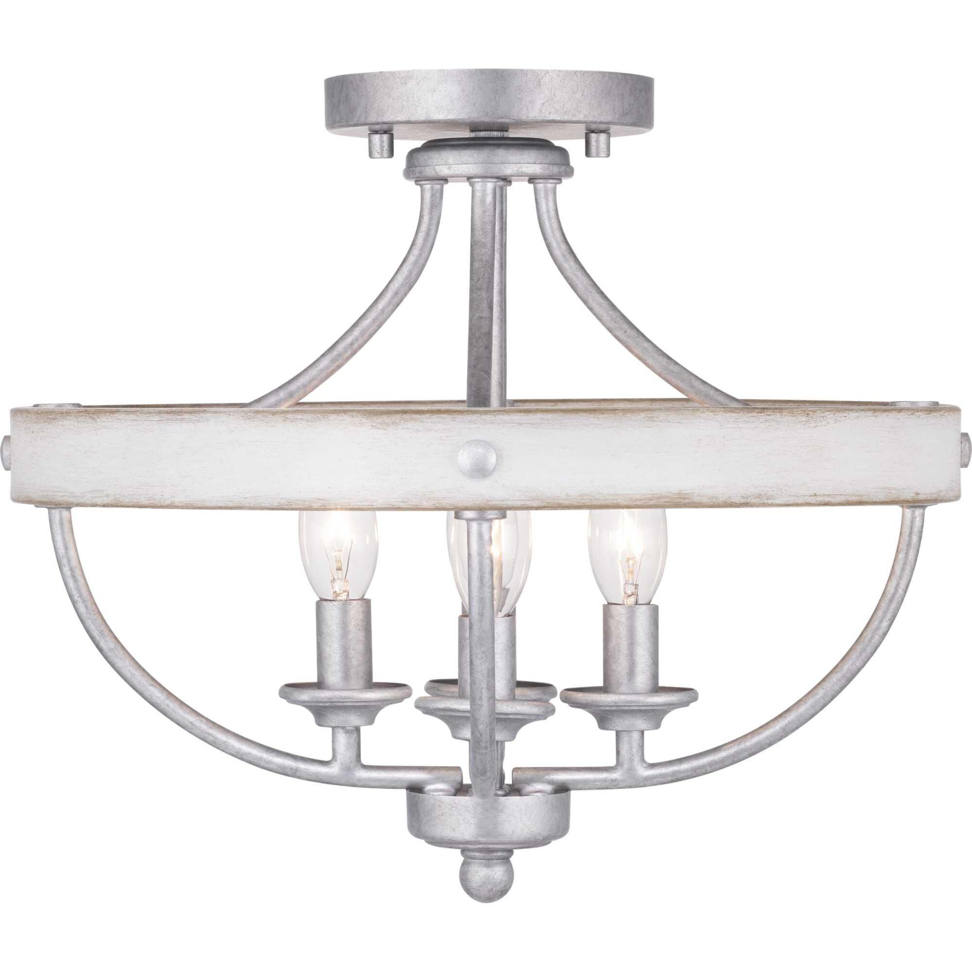 Gulliver 15 Inch 4 Light Semi Flush Mount by Progress Lighting