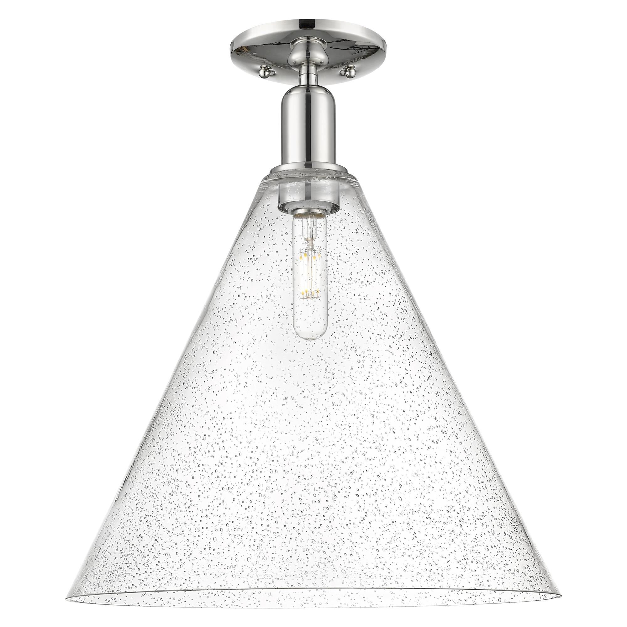 Bruno Marashlian Berkshire Glass 16 Inch Semi Flush Mount by Innovations Lighting