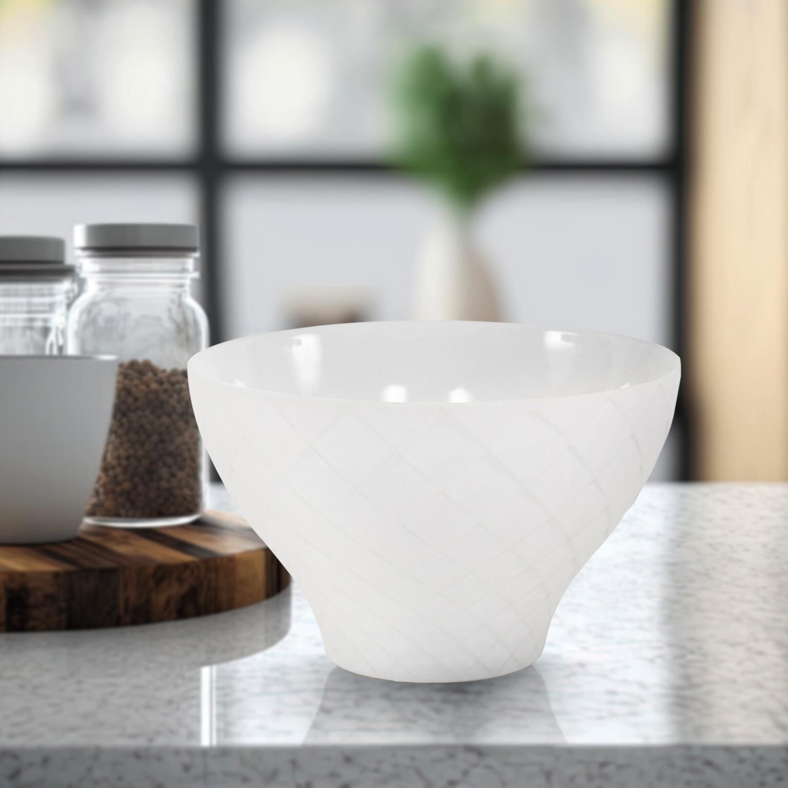 Harlequin Earnware Vase-Urn by Howard Elliott Collection