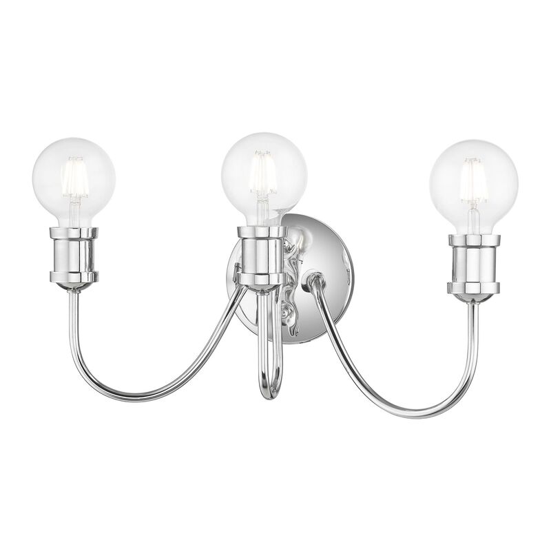 Lansdale 19 Inch 3 Light Bath Vanity Light by Livex Lighting