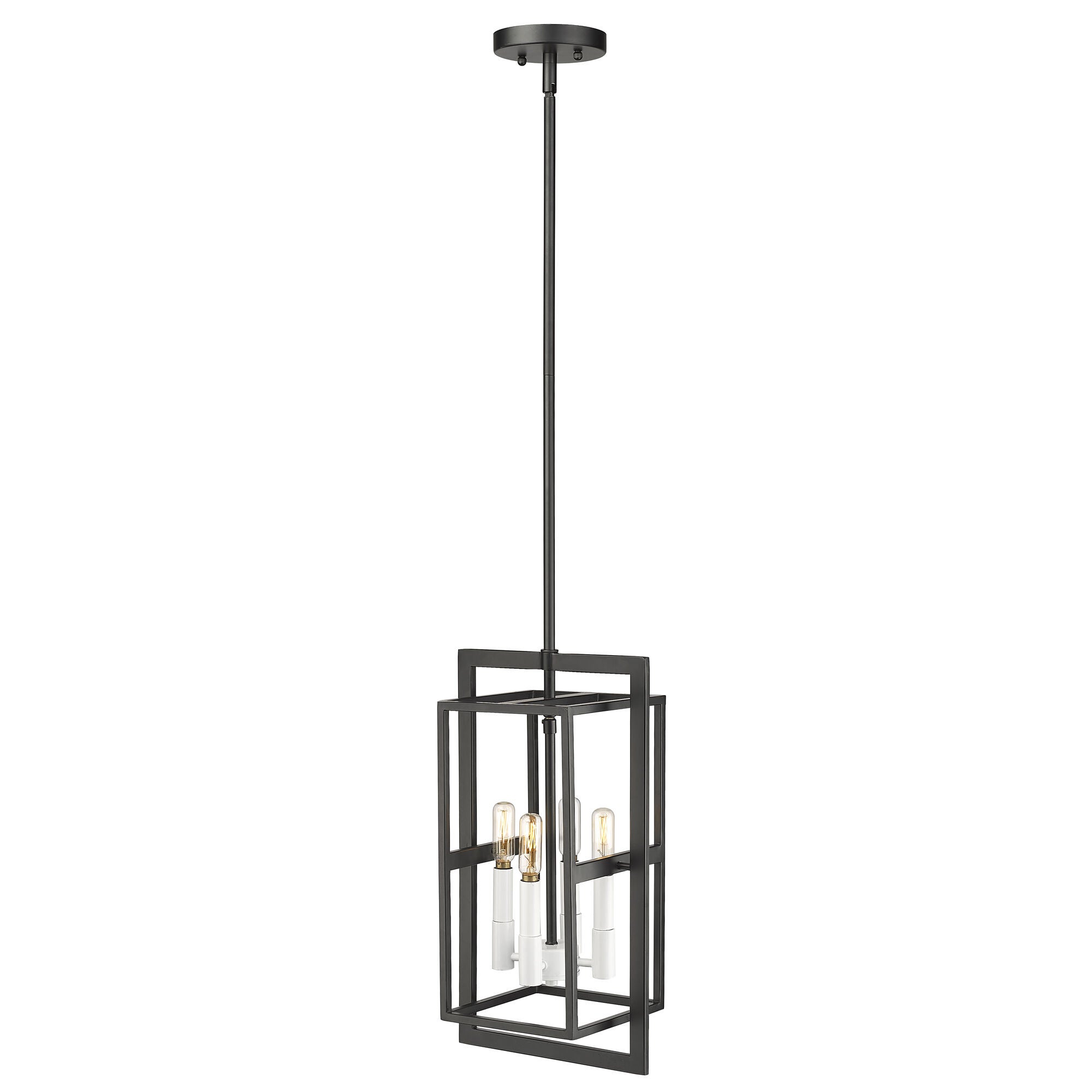 Shown in Black With White Candle Sleeves finish