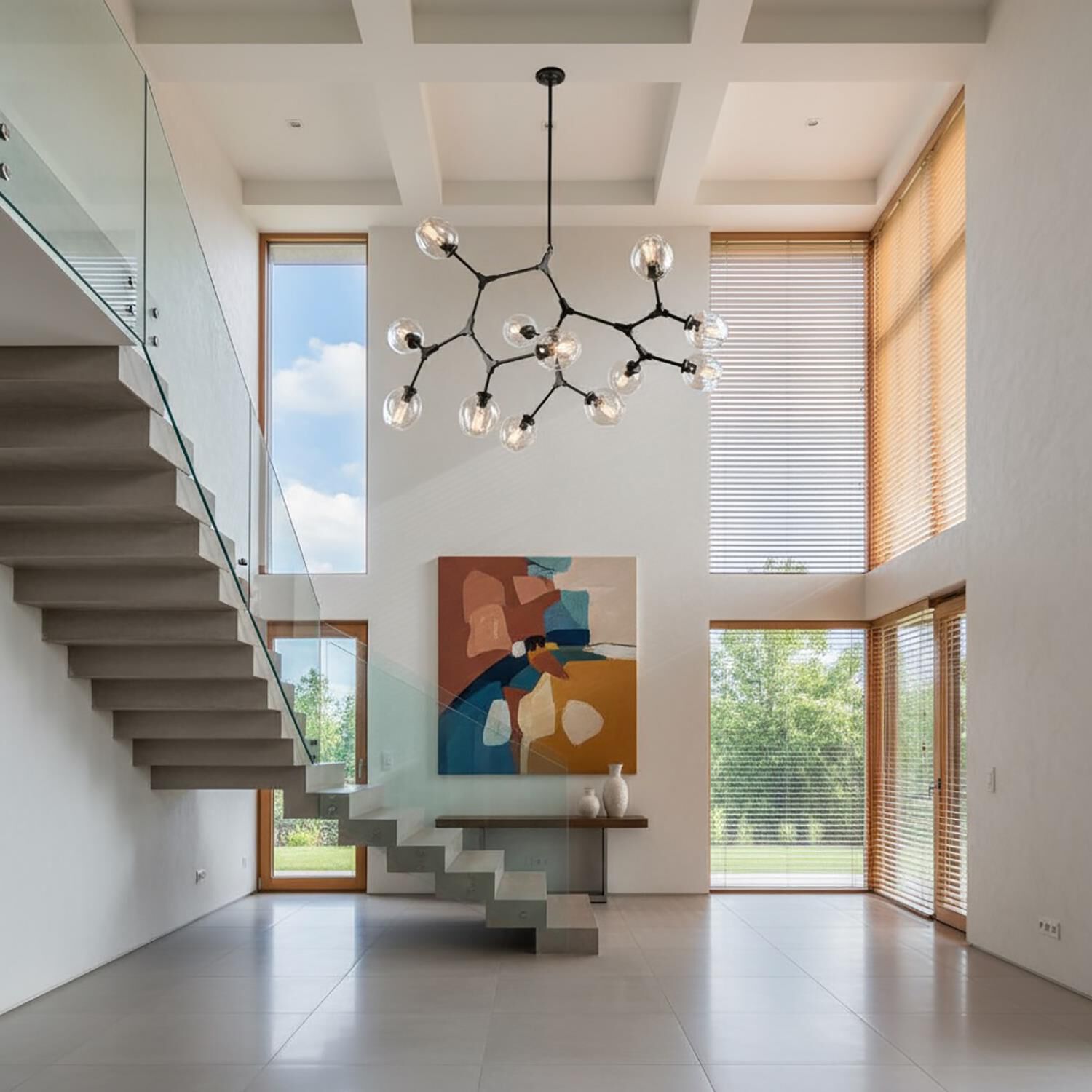 Organic 55 Inch Large Pendant by Artcraft