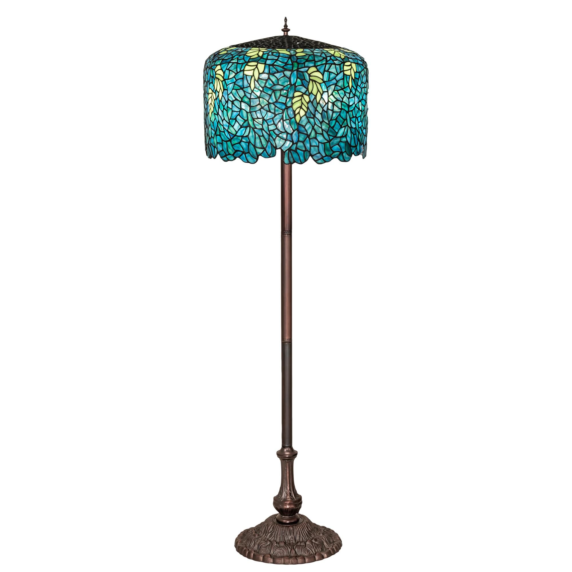 Tiffany Wisteria 62 Inch Floor Lamp by Meyda Lighting